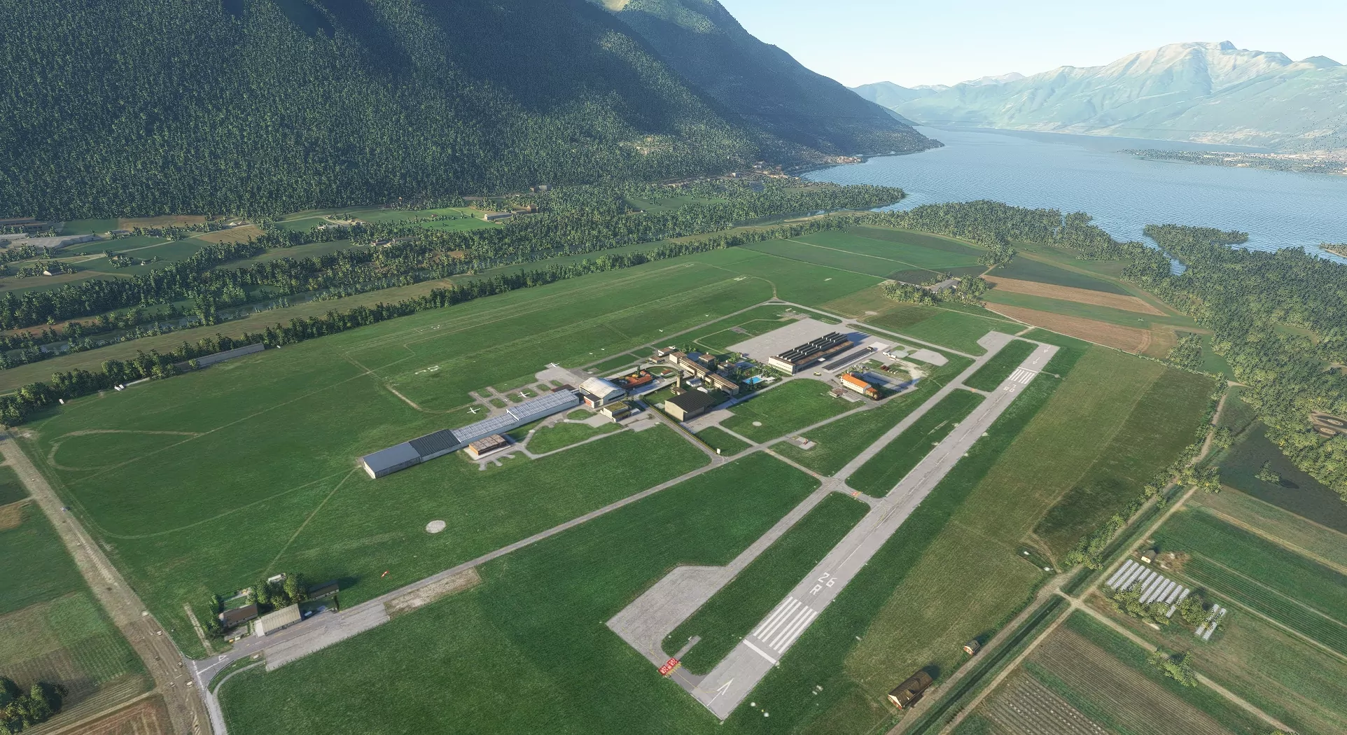 Аэропорт LSZL ( Локарно, Швейцария )