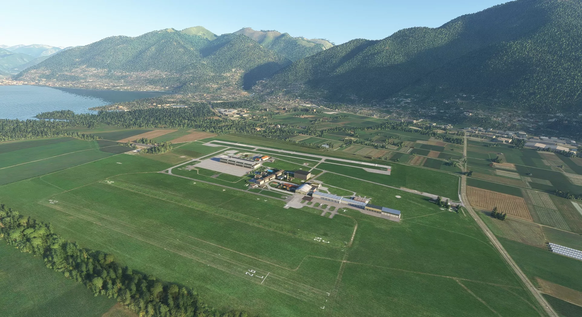 Аэропорт LSZL ( Локарно, Швейцария )