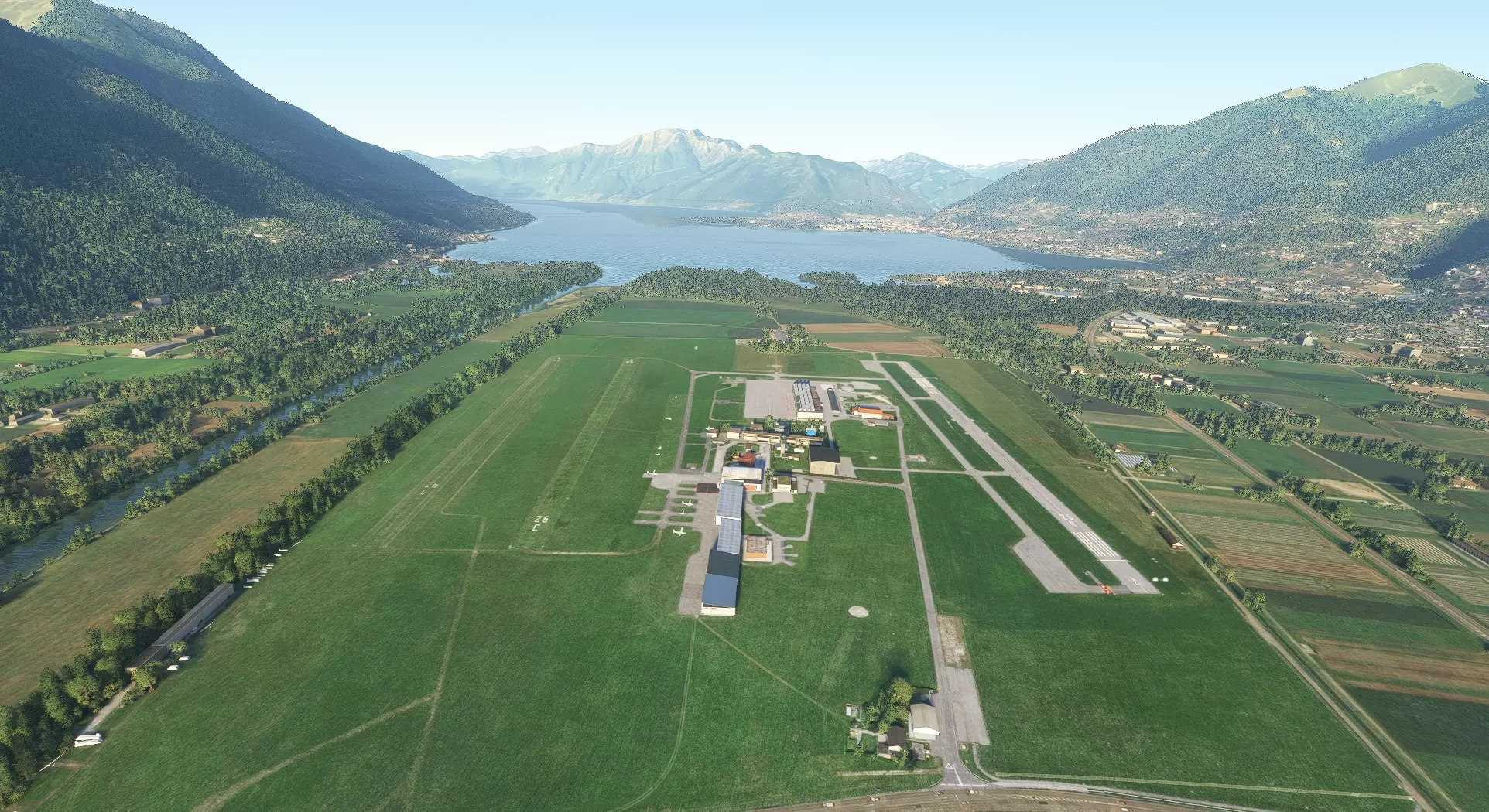 Аэропорт LSZL ( Локарно, Швейцария )