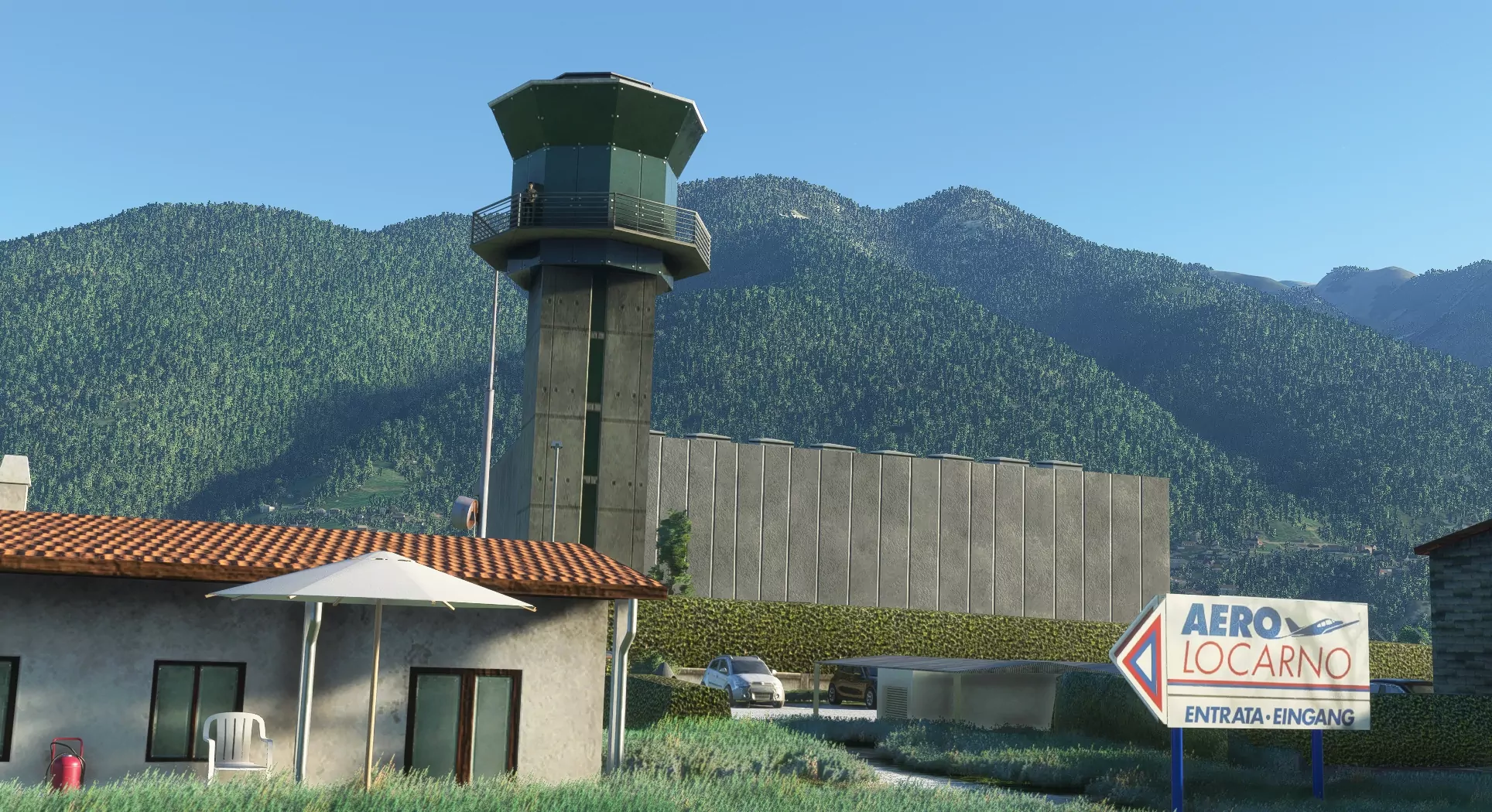 Аэропорт LSZL ( Локарно, Швейцария )