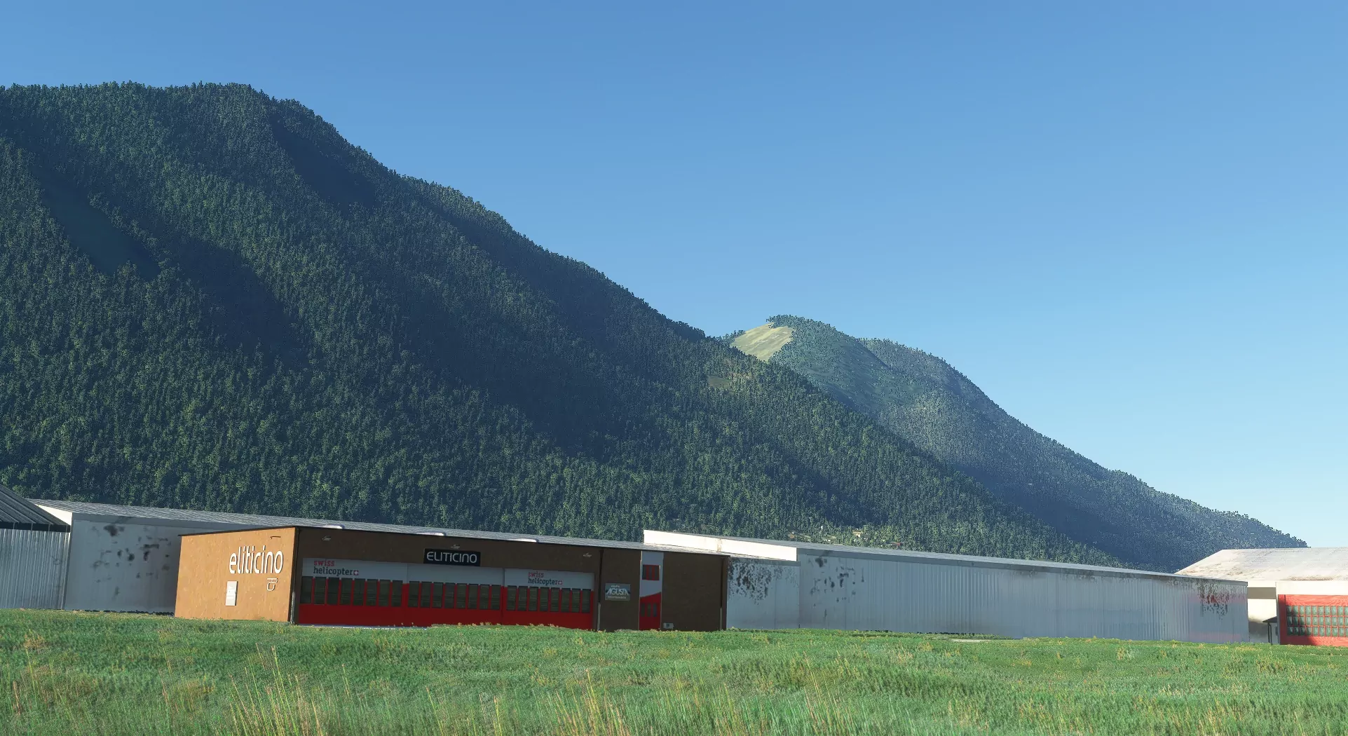 Аэропорт LSZL ( Локарно, Швейцария )