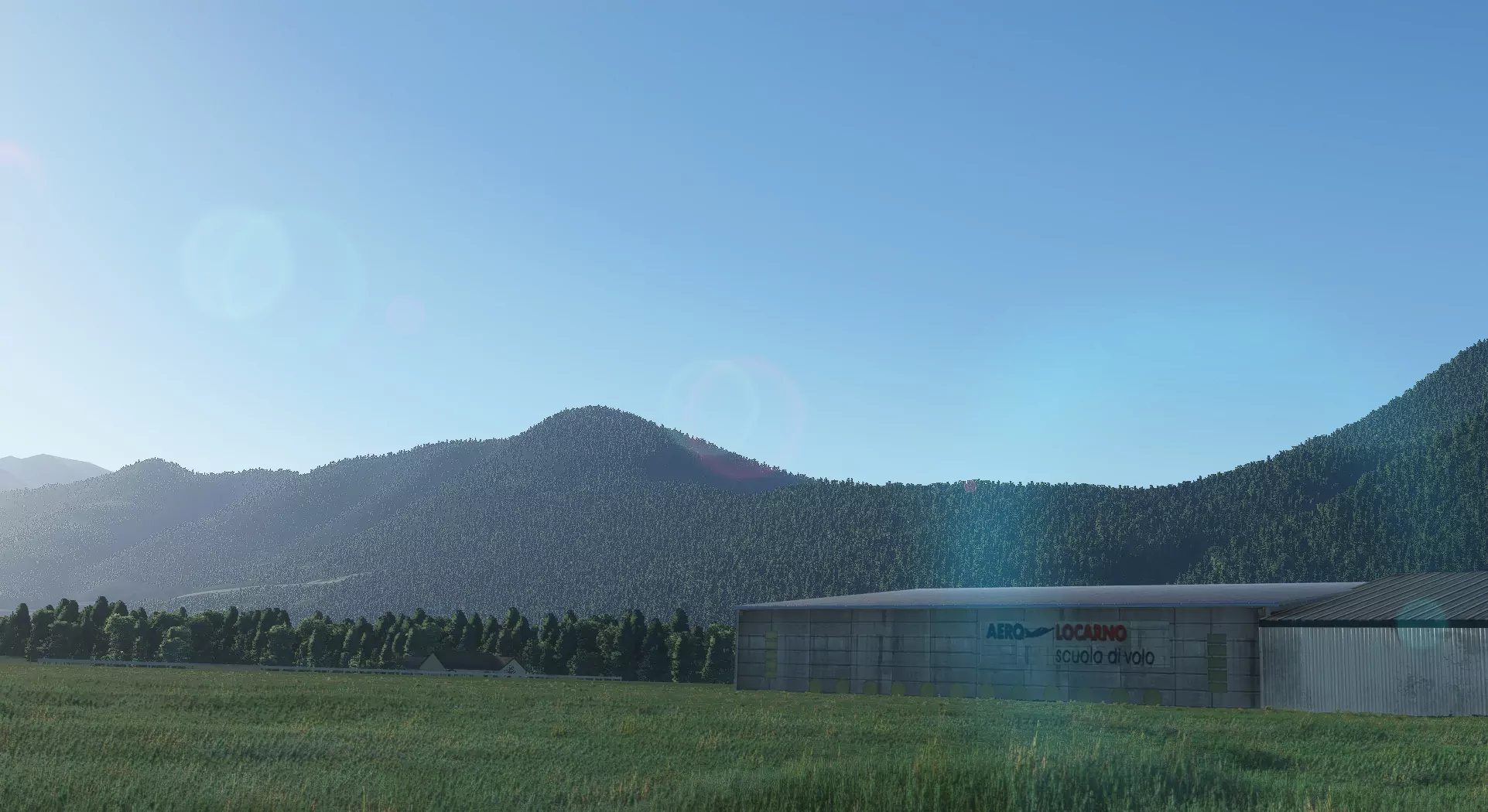 Аэропорт LSZL ( Локарно, Швейцария )