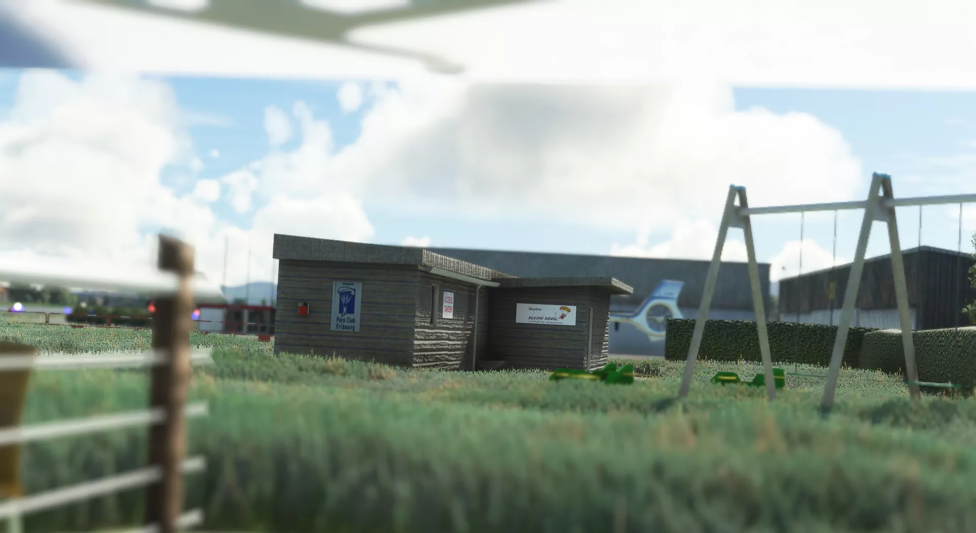 Аэродром LSGE ( Фрибург, Швейцария )