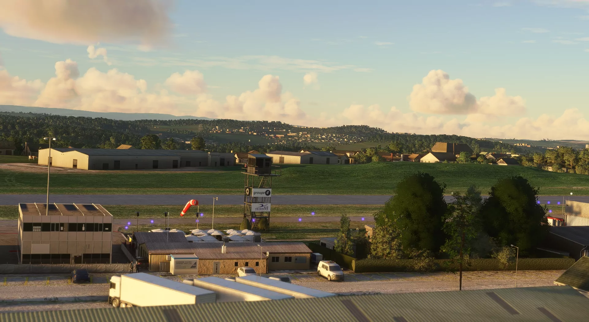 Аэродром LSGE ( Фрибург, Швейцария )