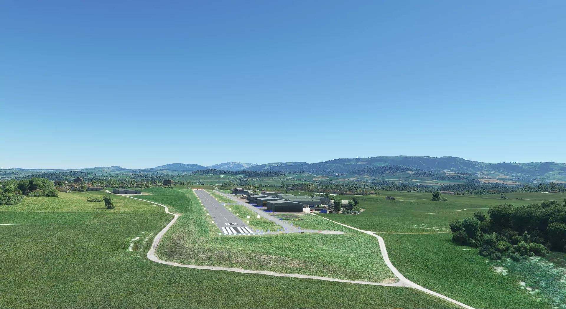 Аэродром LSGE ( Фрибург, Швейцария )