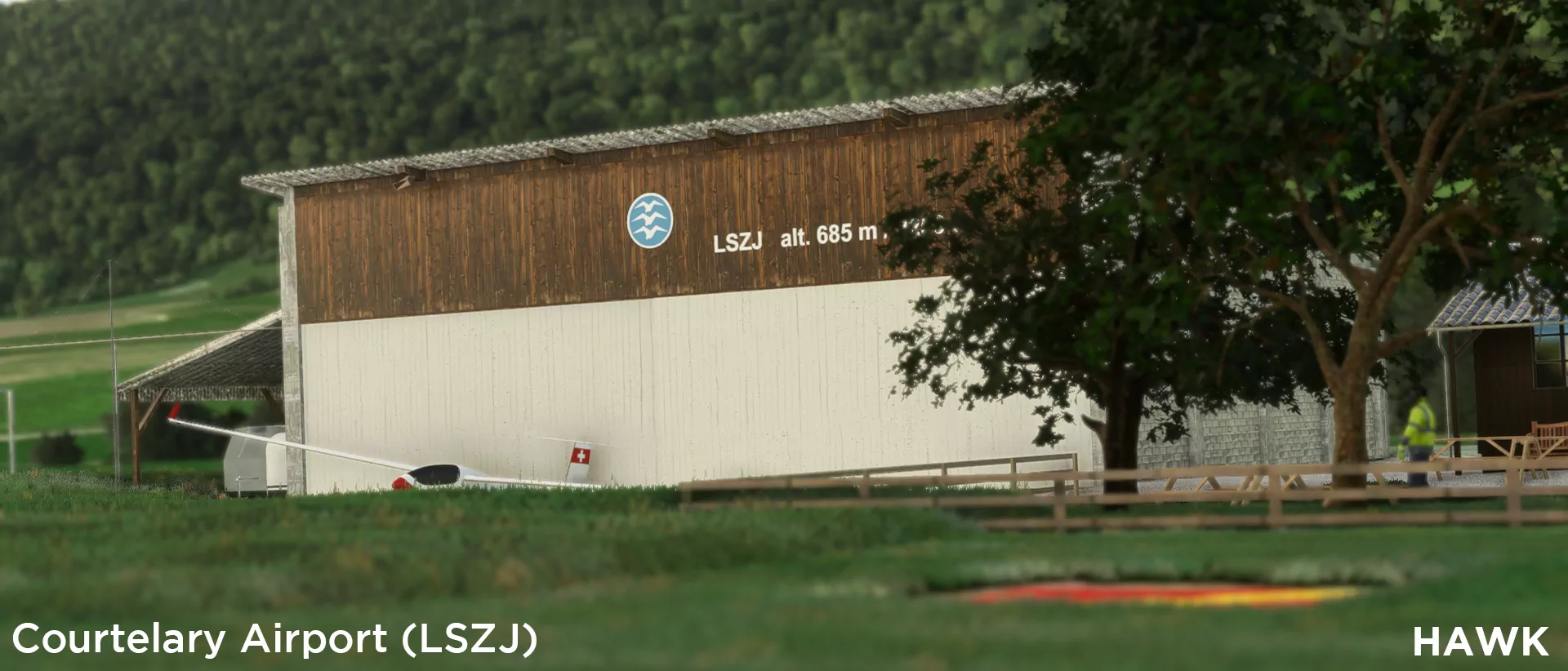 Аэродром LSZJ ( Куртелари, Швейцария )