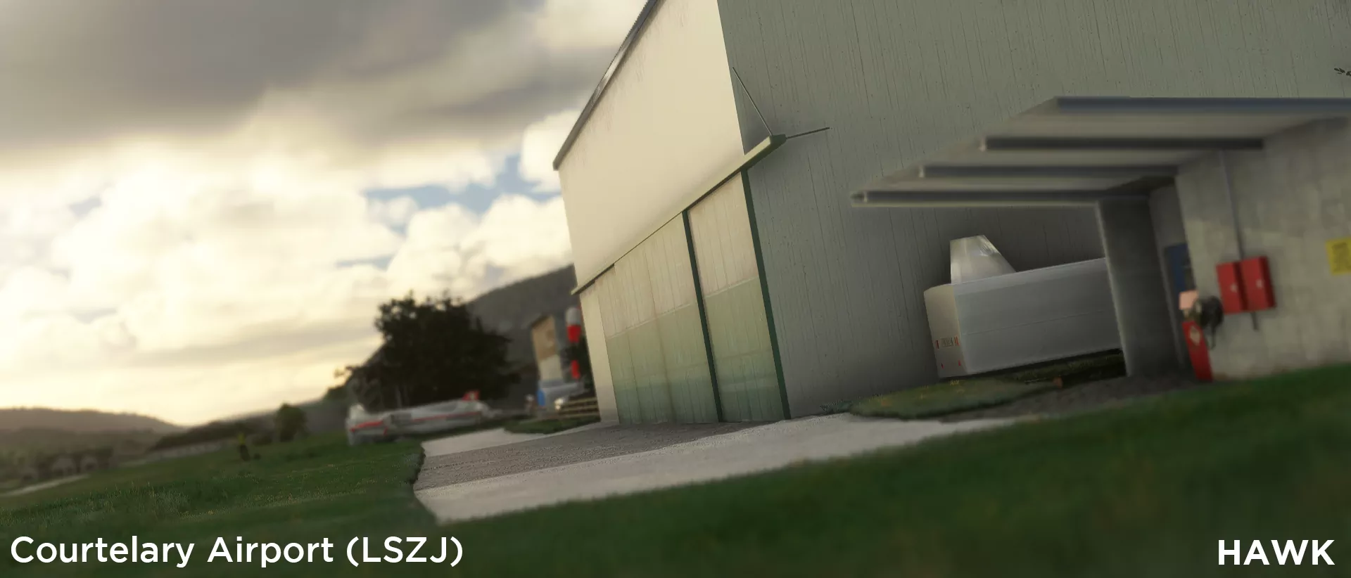 Аэродром LSZJ ( Куртелари, Швейцария )