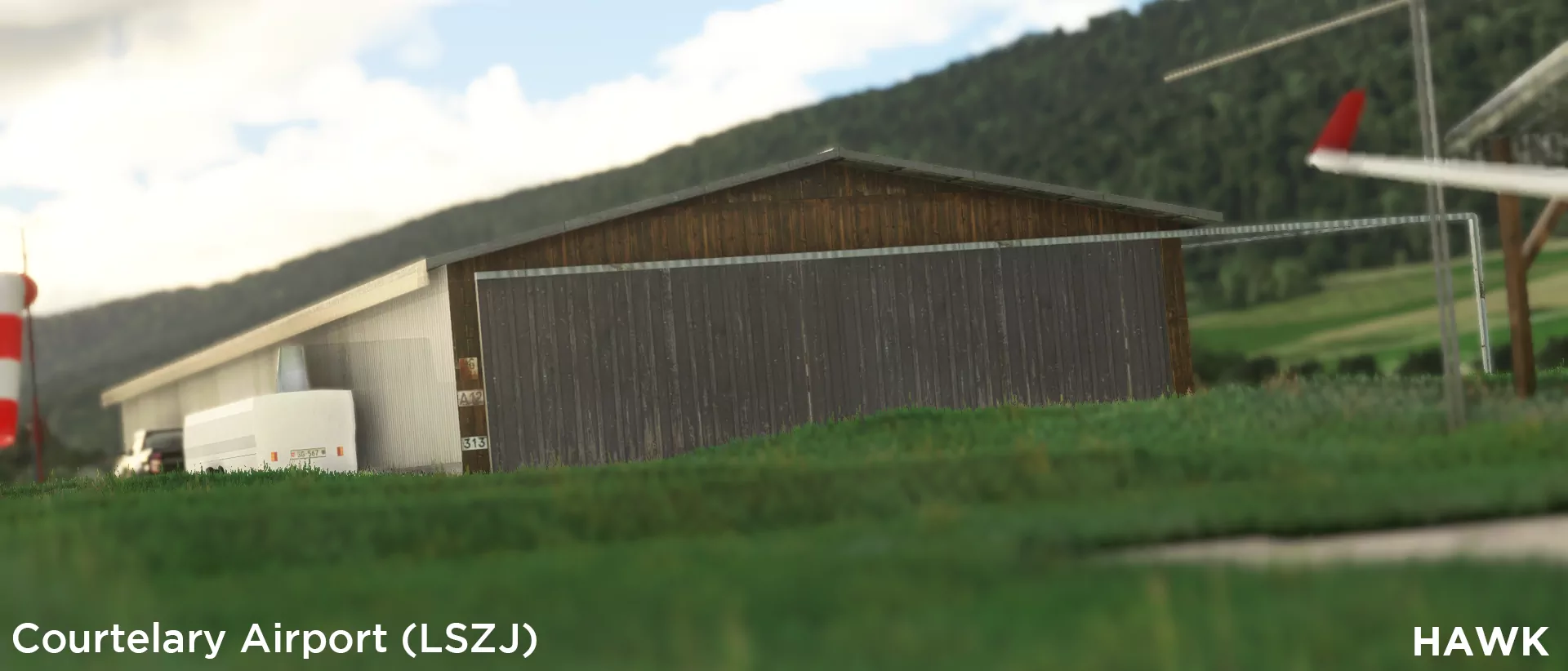 Аэродром LSZJ ( Куртелари, Швейцария )
