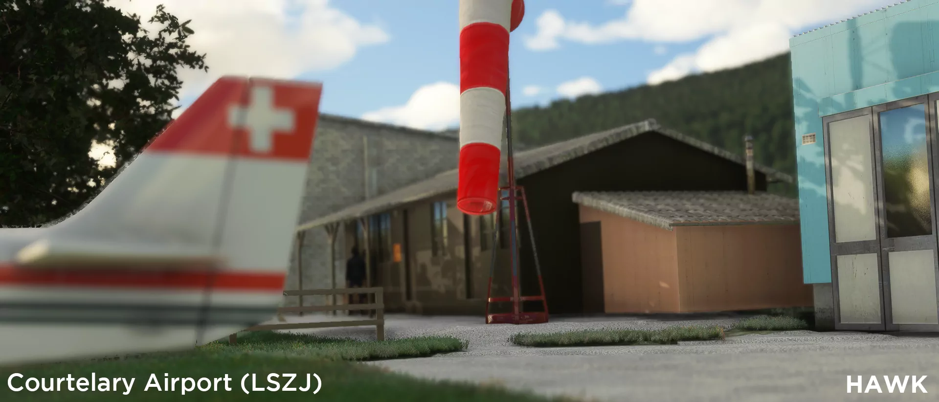 Аэродром LSZJ ( Куртелари, Швейцария )