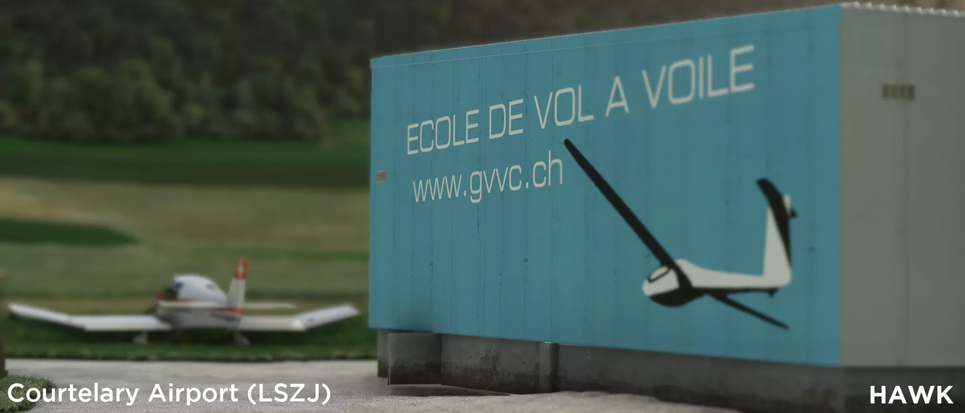Аэродром LSZJ ( Куртелари, Швейцария )