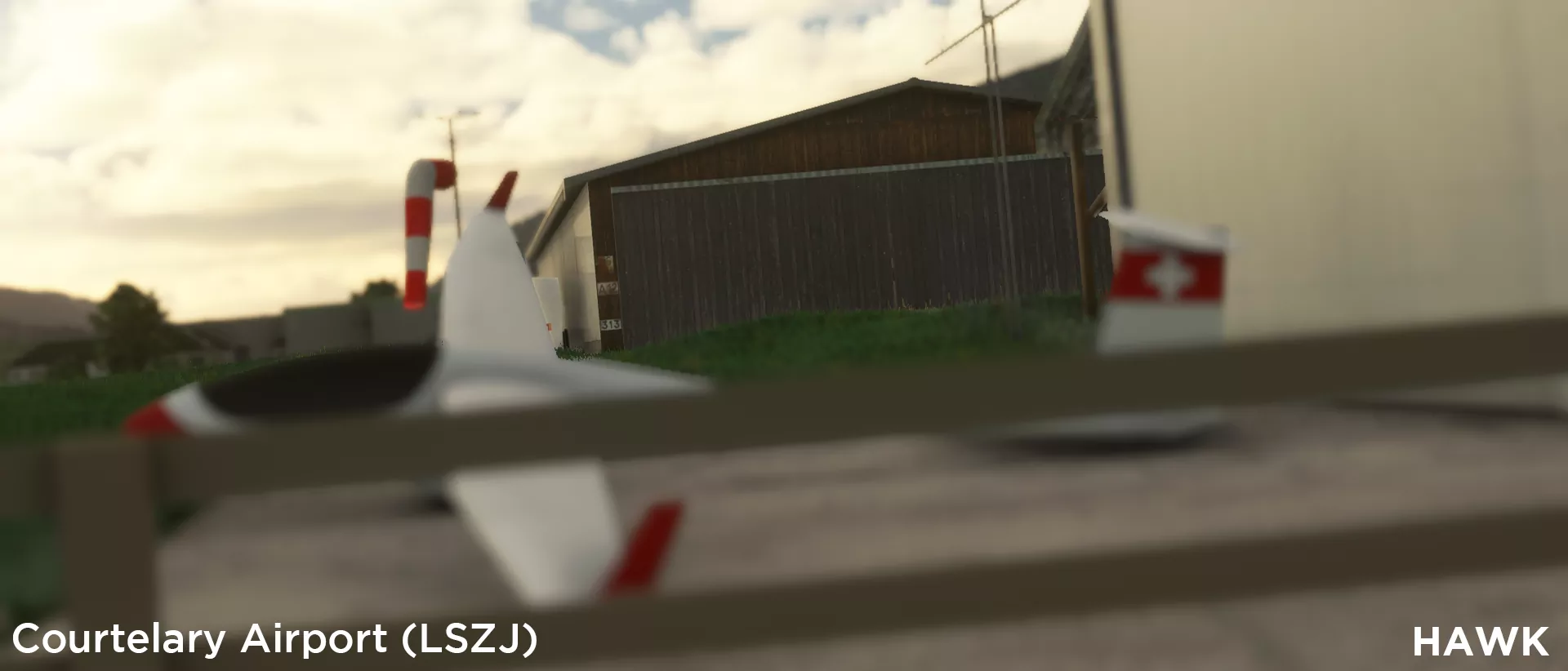 Аэродром LSZJ ( Куртелари, Швейцария )