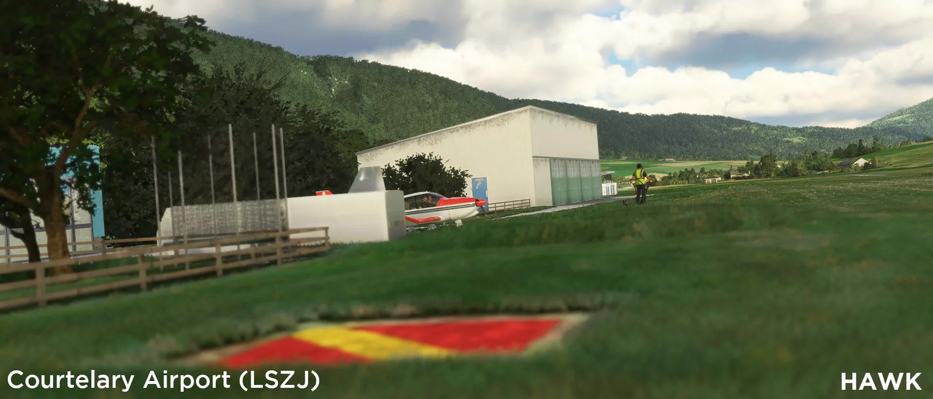 Аэродром LSZJ ( Куртелари, Швейцария )