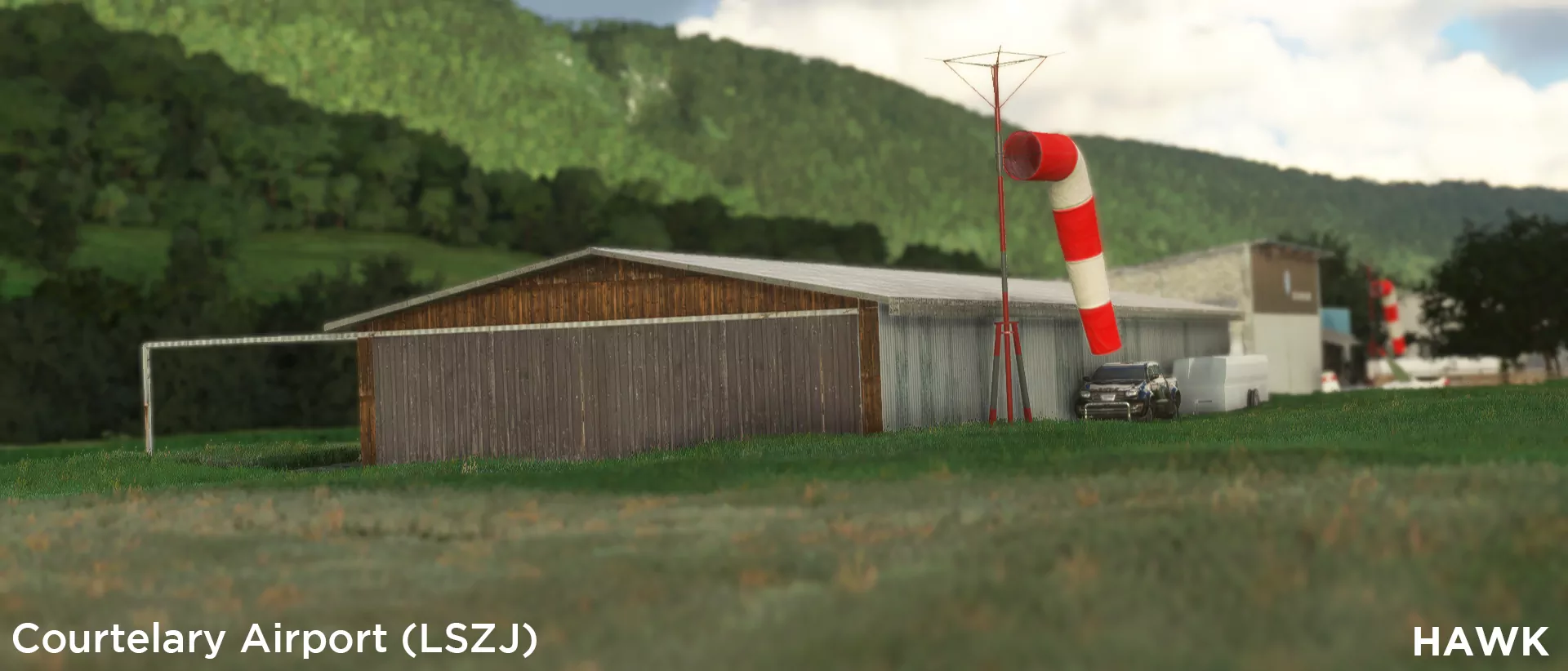Аэродром LSZJ ( Куртелари, Швейцария )
