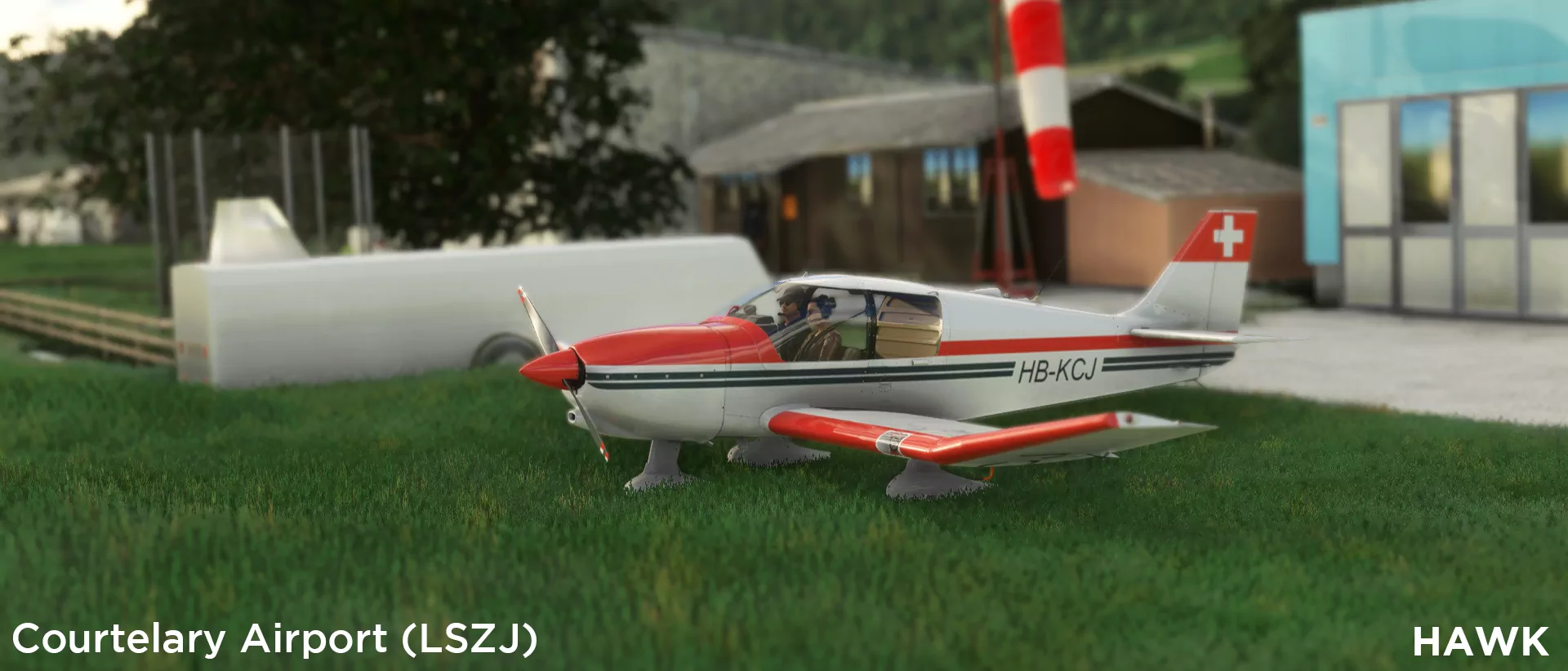 Аэродром LSZJ ( Куртелари, Швейцария )