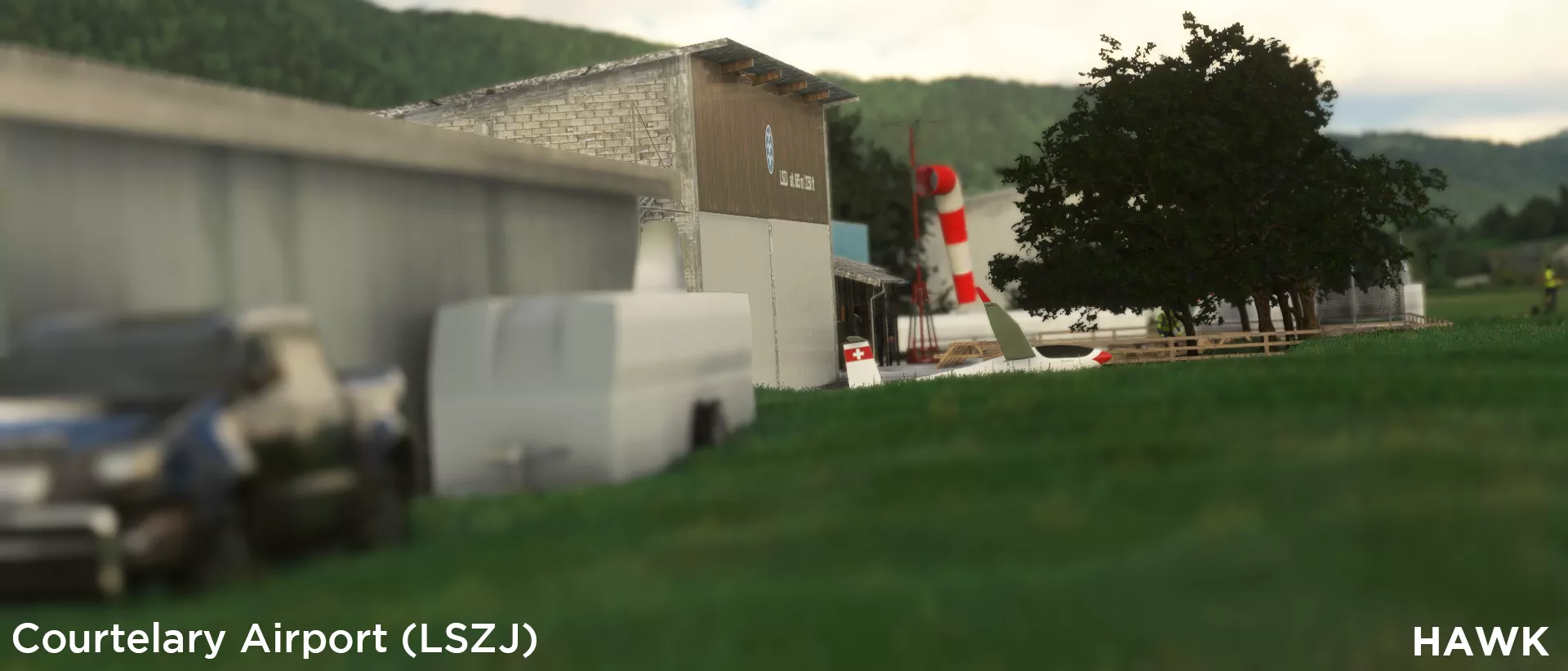 Аэродром LSZJ ( Куртелари, Швейцария )