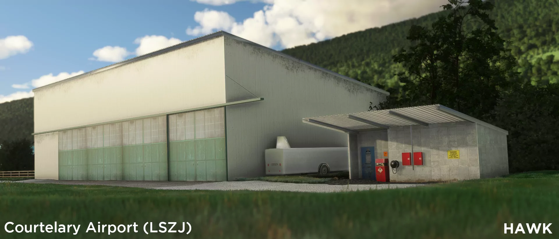 Аэродром LSZJ ( Куртелари, Швейцария )