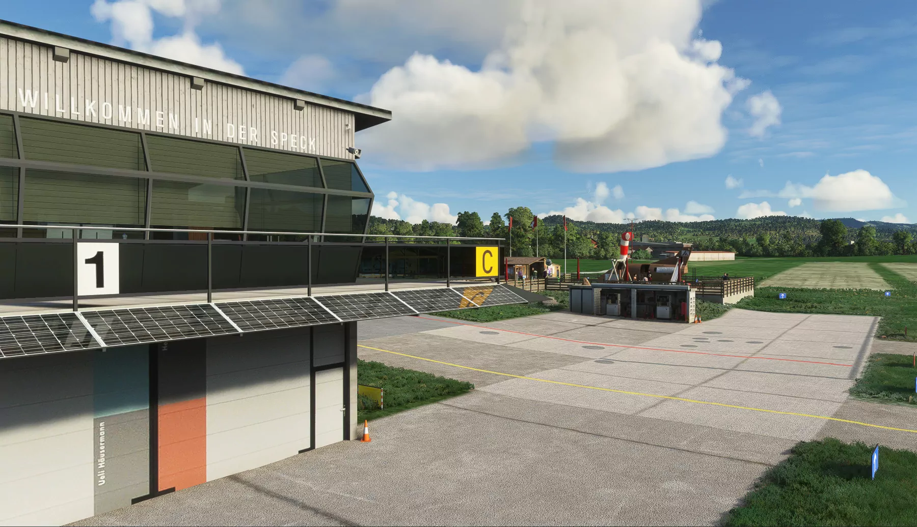 Аэродром LSZK ( Шпек, Швейцария )