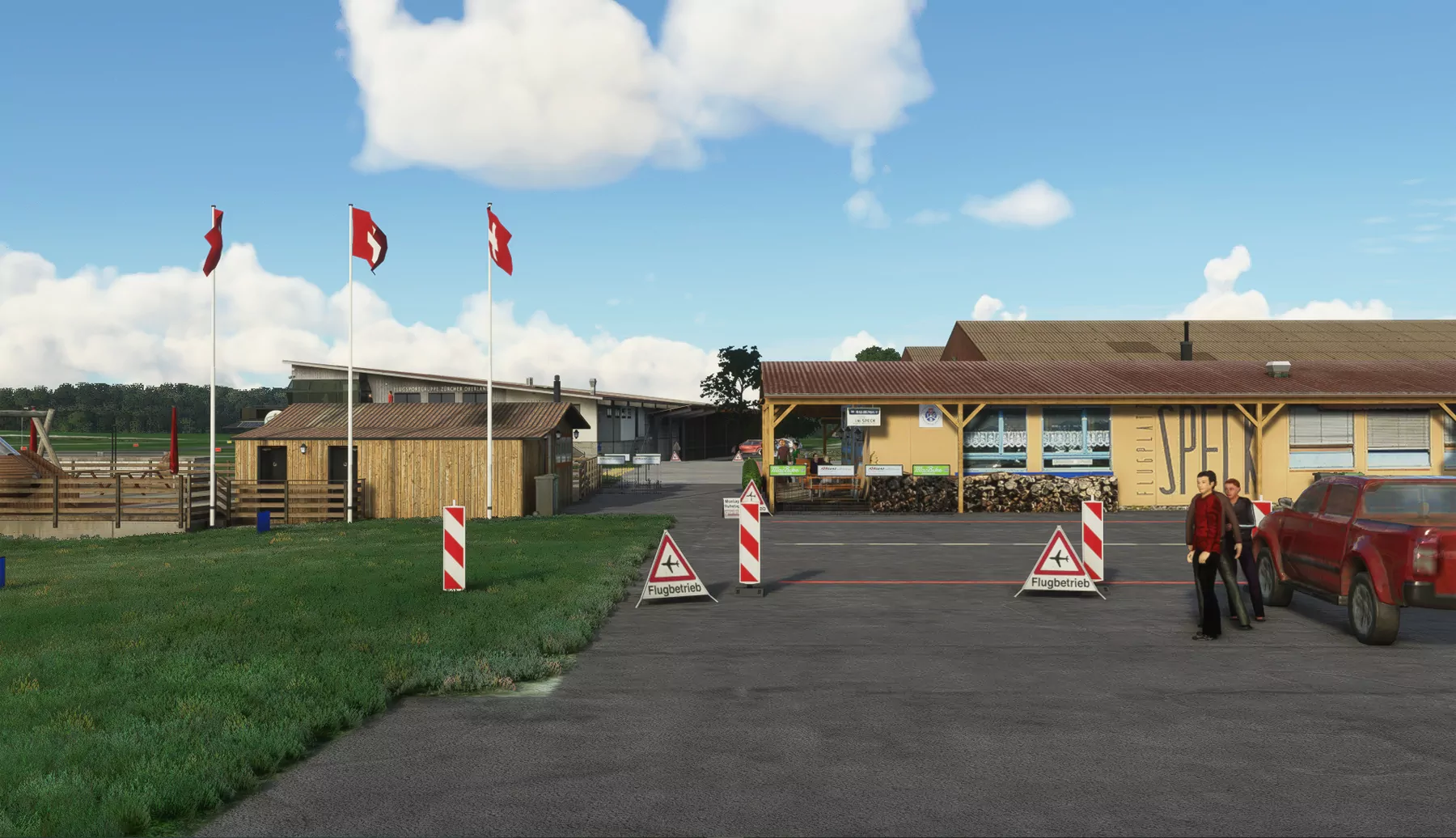 Аэродром LSZK ( Шпек, Швейцария )