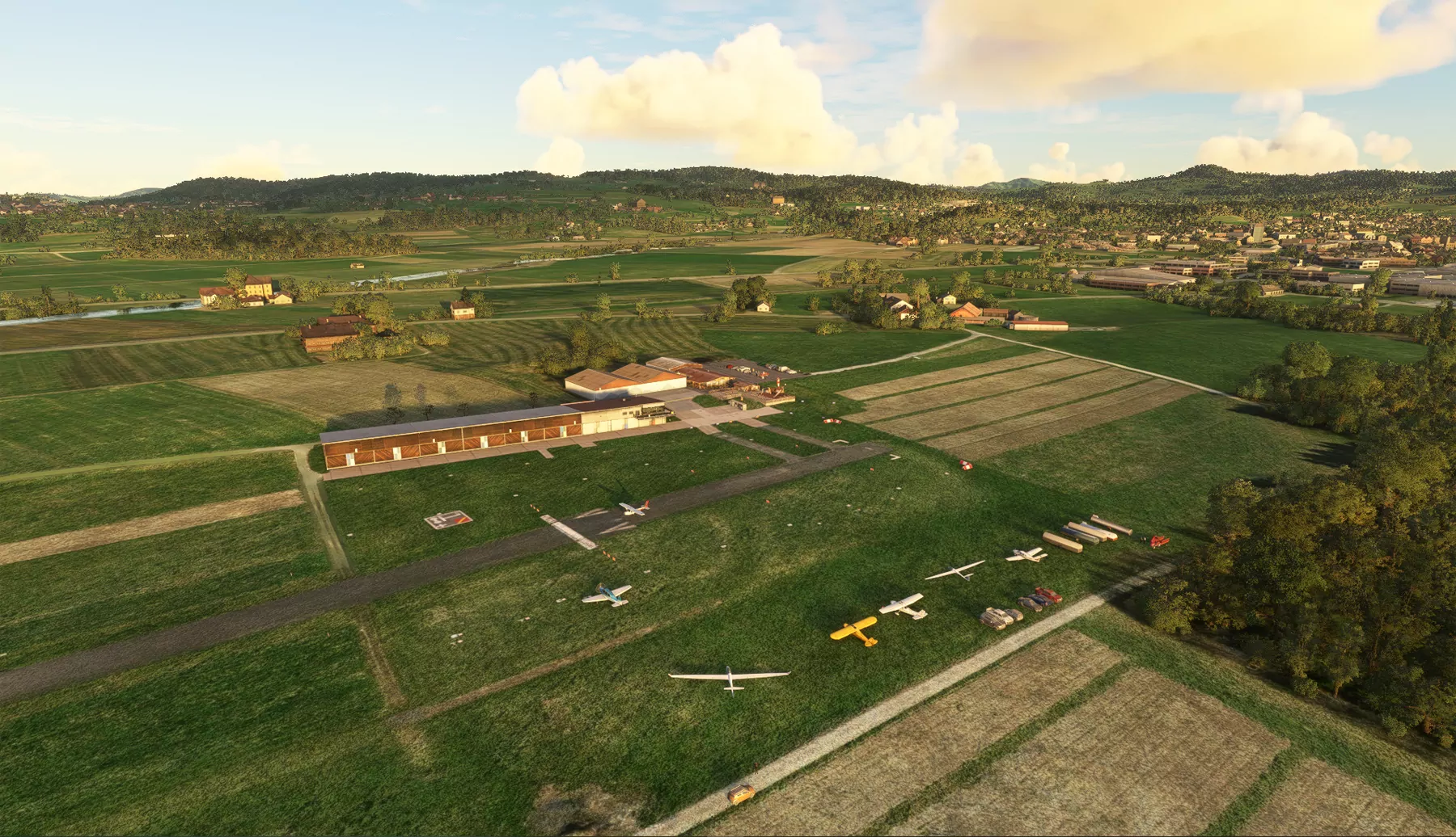 Аэродром LSZK ( Шпек, Швейцария )