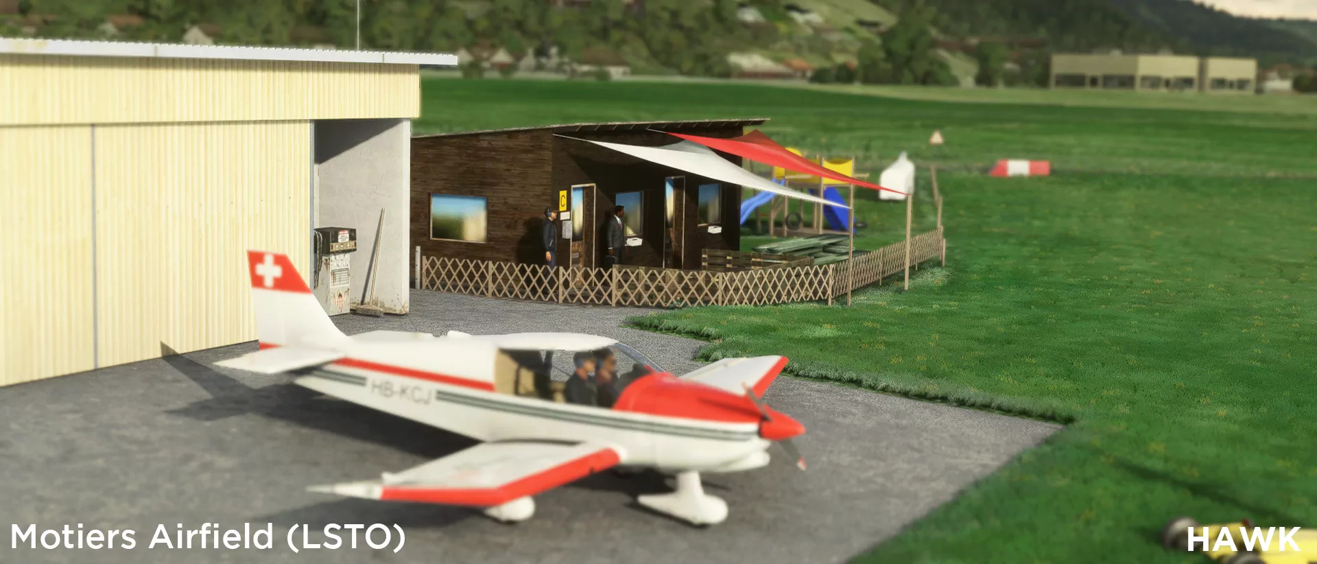 Аэродром LSTO ( Мотье, Швейцария )