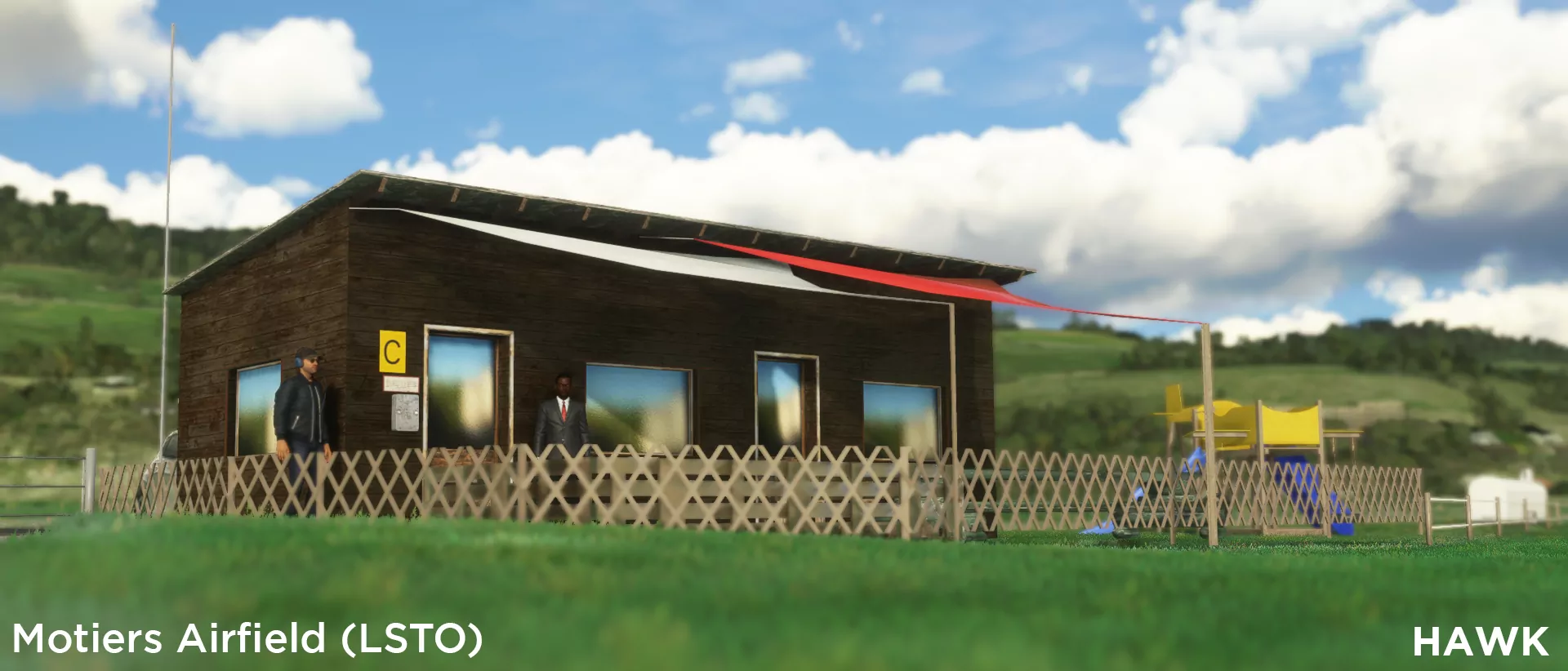 Аэродром LSTO ( Мотье, Швейцария )