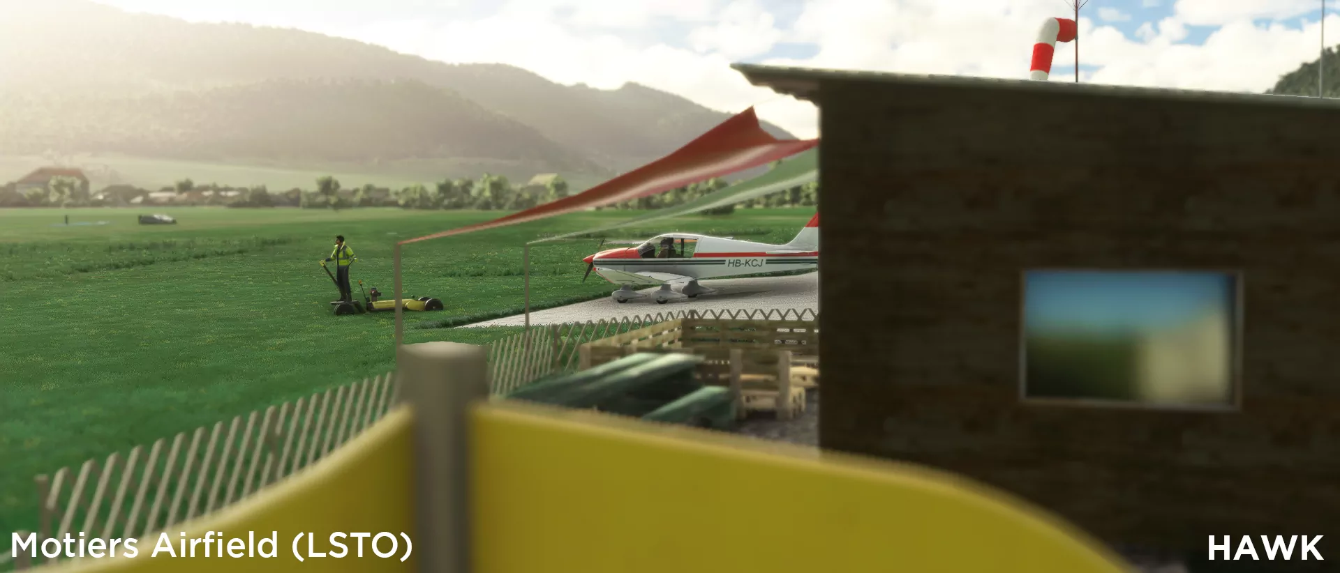 Аэродром LSTO ( Мотье, Швейцария )