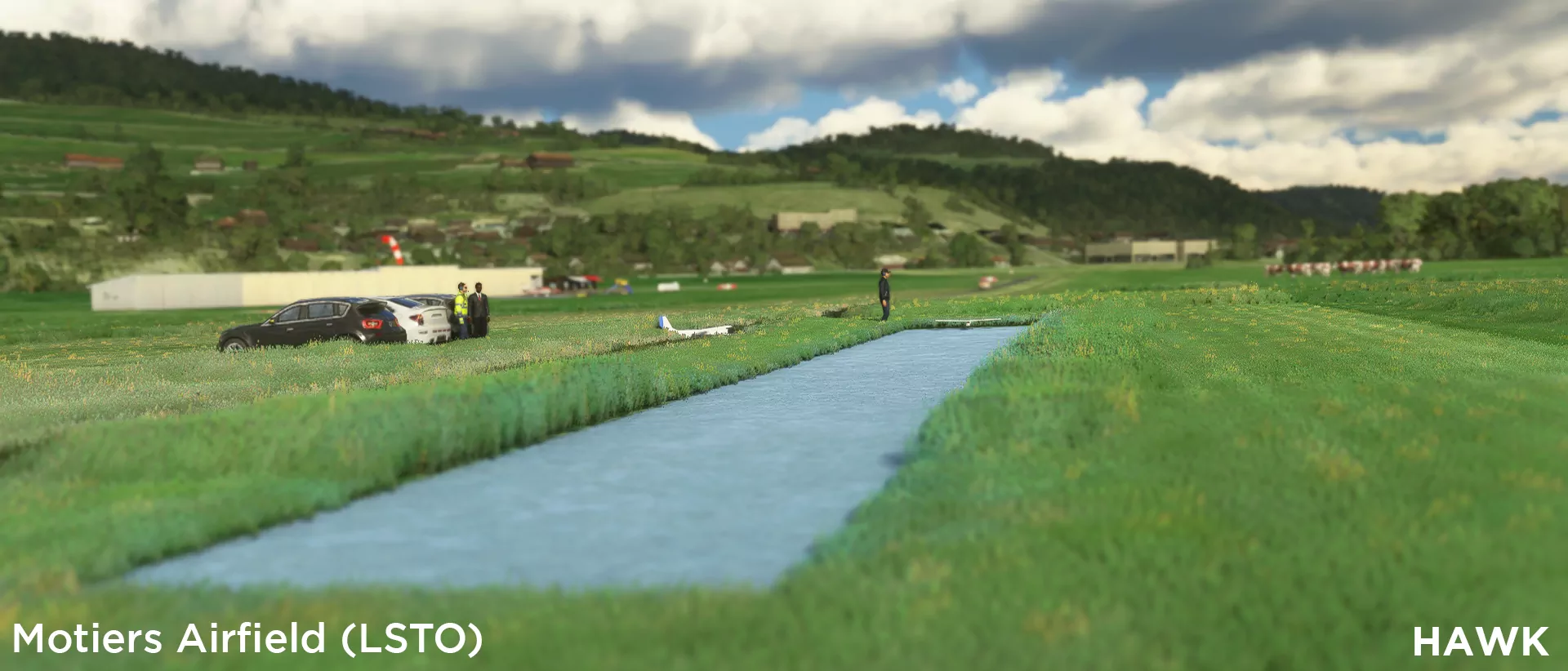 Аэродром LSTO ( Мотье, Швейцария )