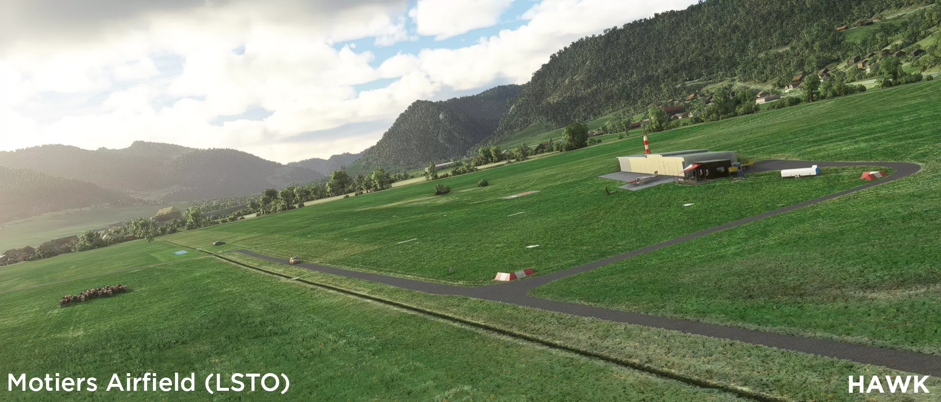 Аэродром LSTO ( Мотье, Швейцария )