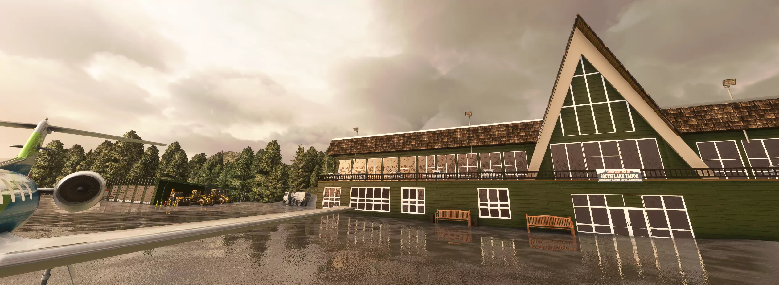 Аэропорт KTVL ( Тахо, США )