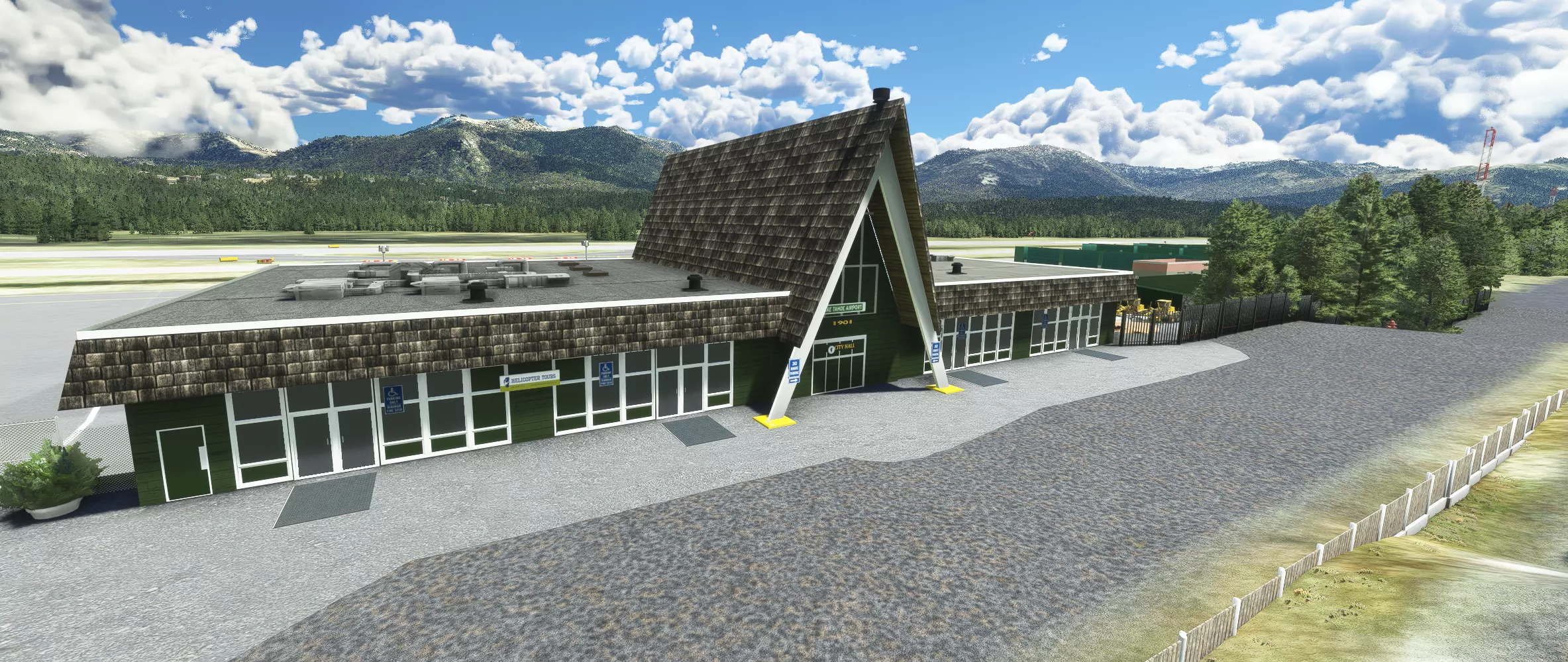 Аэропорт KTVL ( Тахо, США )