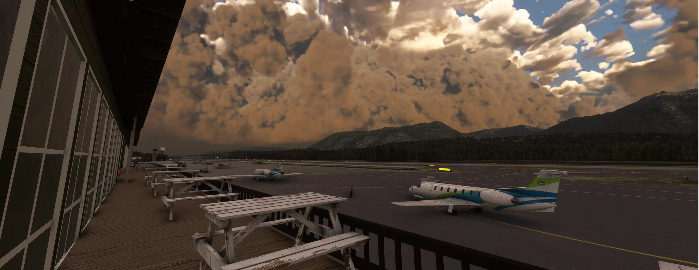 Аэропорт KTVL ( Тахо, США )