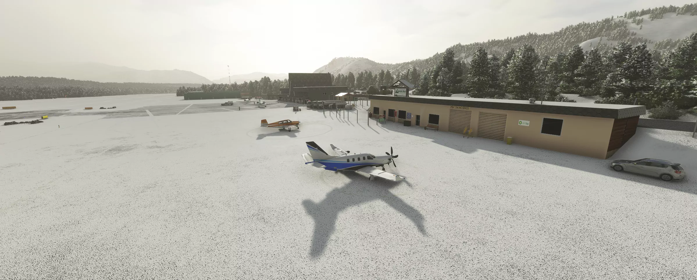 Аэропорт KTVL ( Тахо, США )