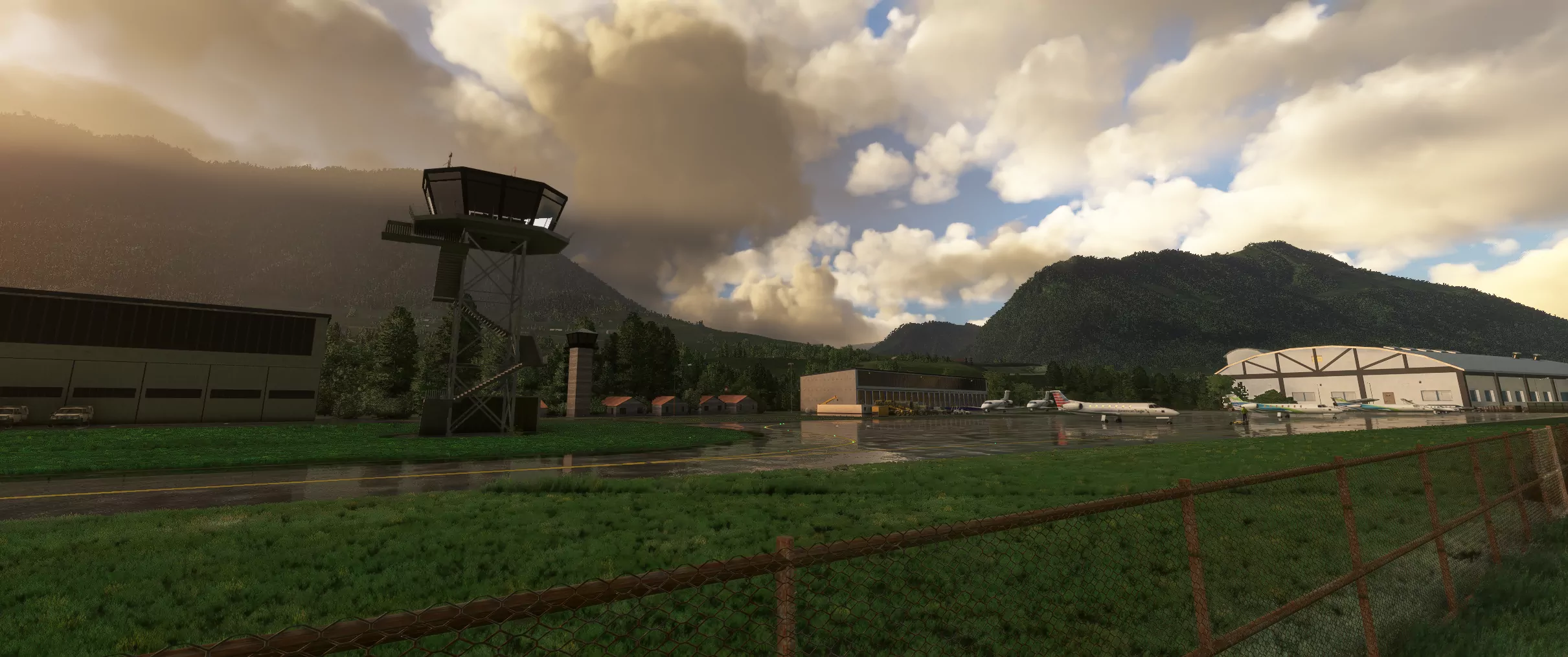 Аэропорт LSZC ( Буокс, Швейцария )