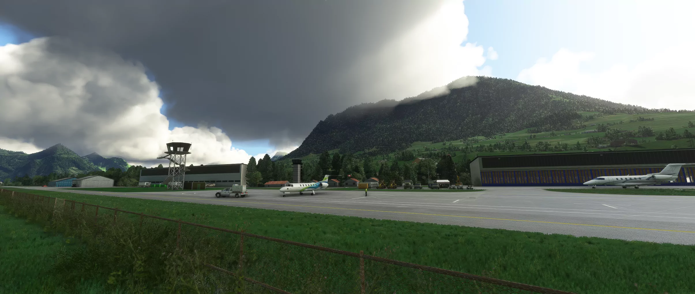 Аэропорт LSZC ( Буокс, Швейцария )