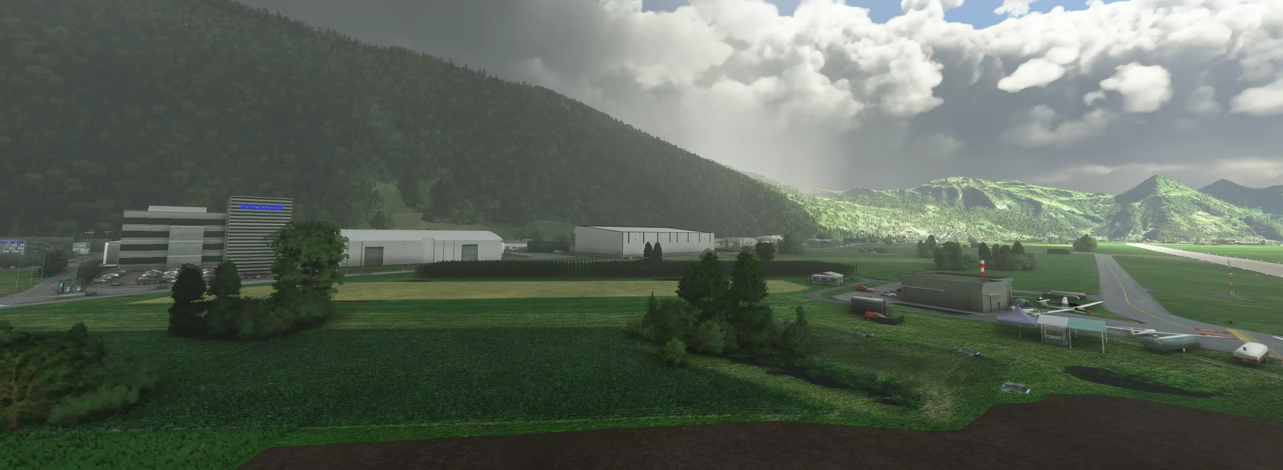 Аэропорт LSZC ( Буокс, Швейцария )