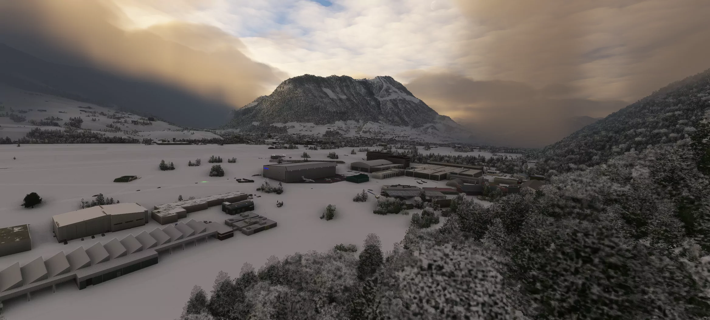 Аэропорт LSZC ( Буокс, Швейцария )