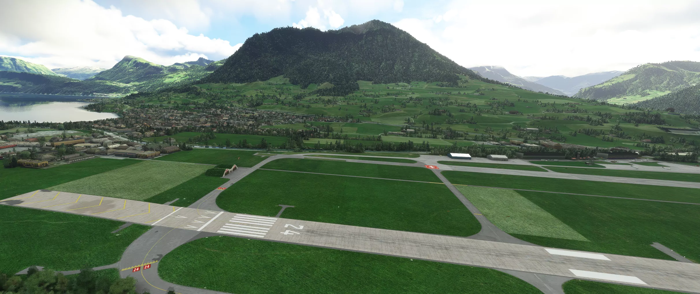 Аэропорт LSZC ( Буокс, Швейцария )