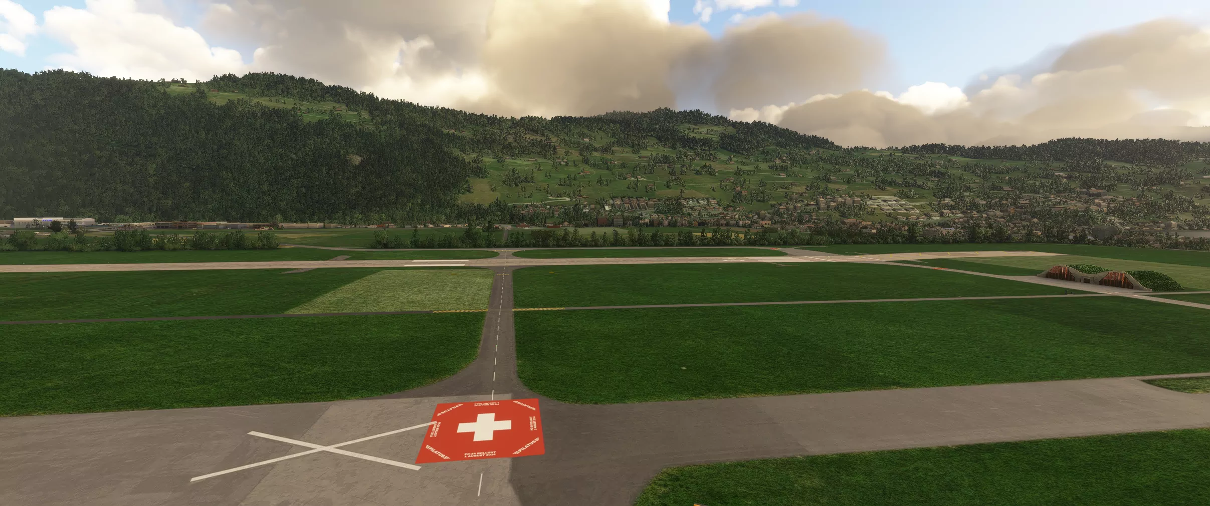 Аэропорт LSZC ( Буокс, Швейцария )