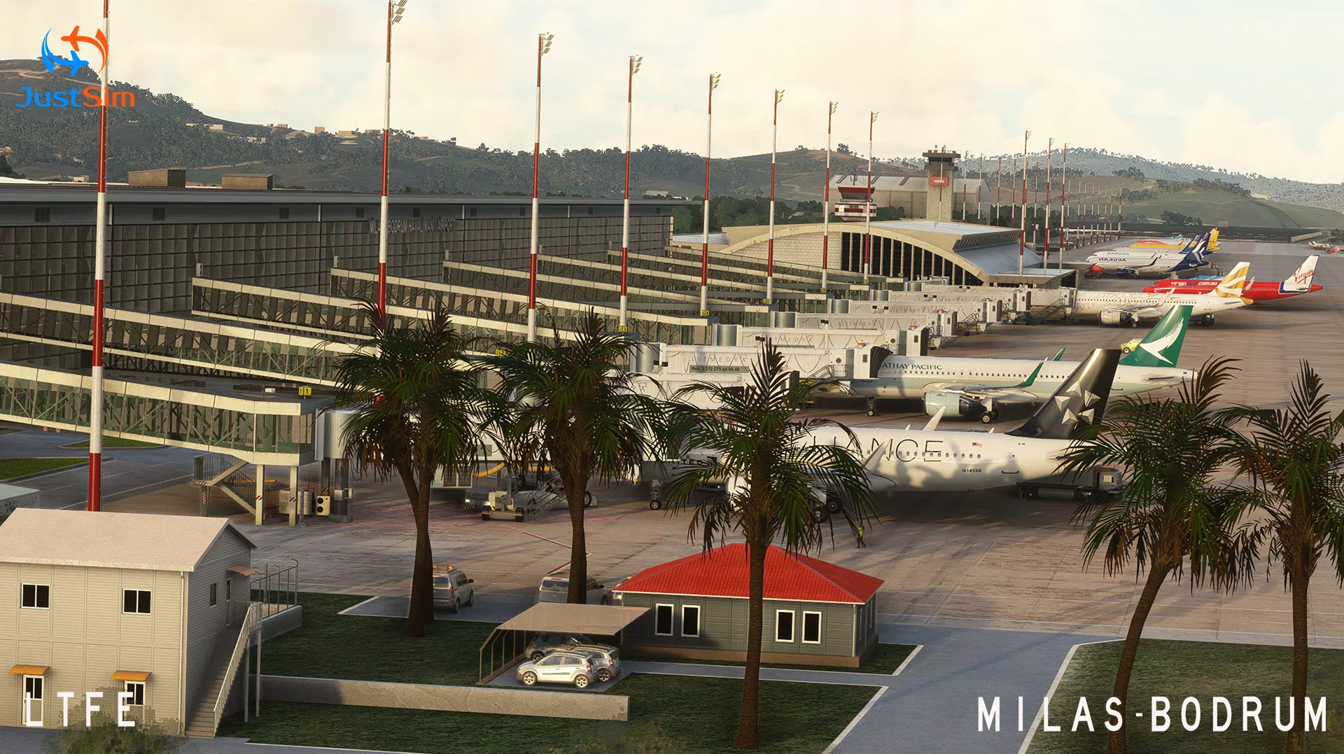 Аэропорт LTFE ( Бодрум, Турция )