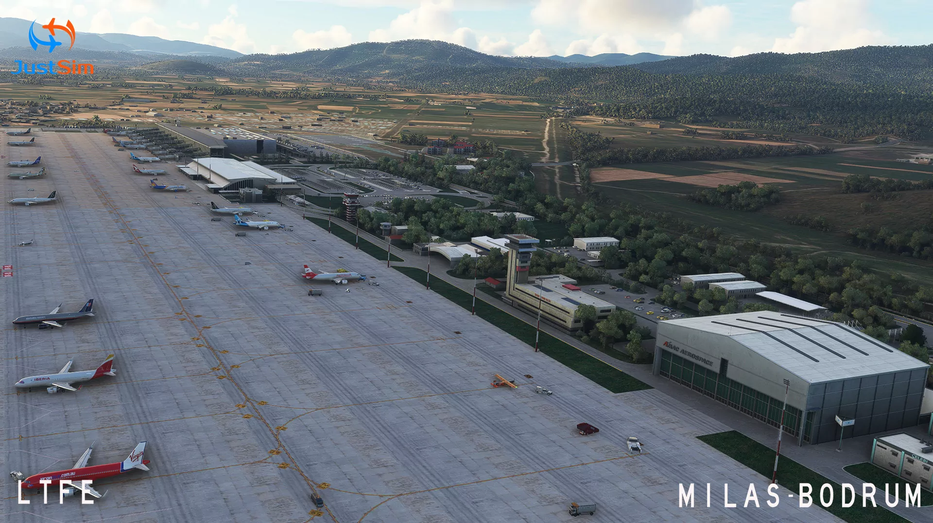 Аэропорт LTFE ( Бодрум, Турция )