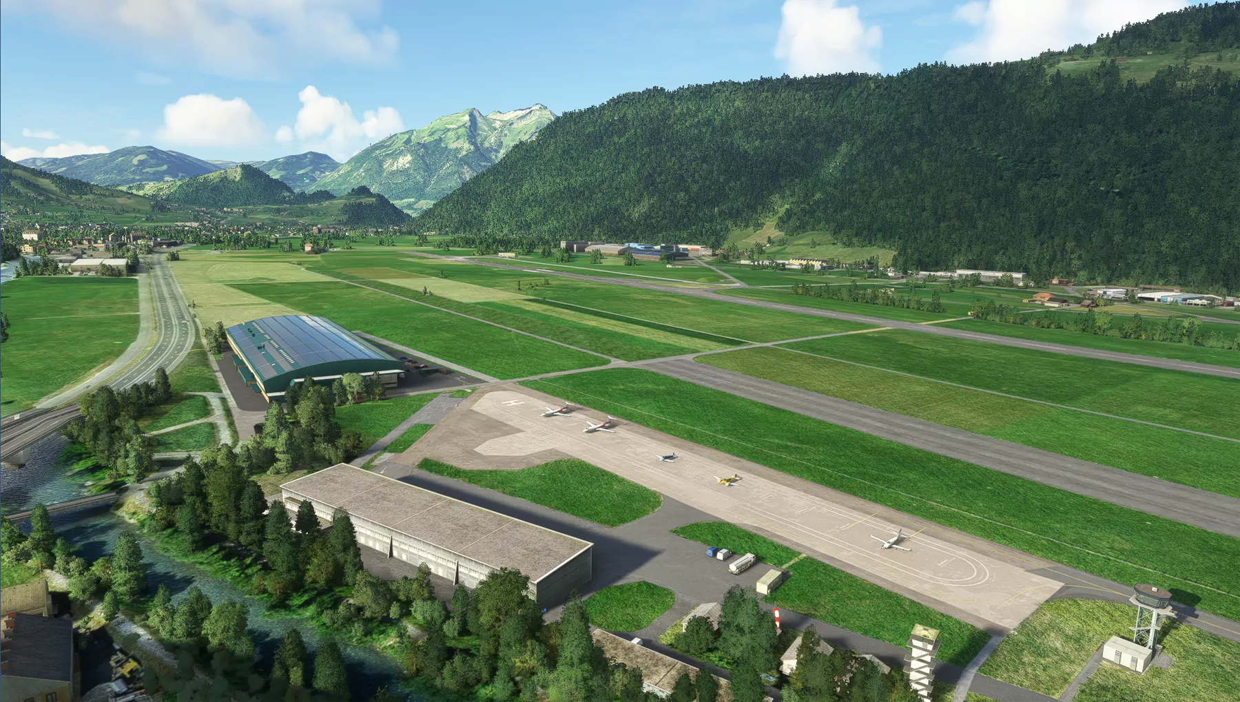 Аэропорт LSZC ( Буокс, Швейцария )