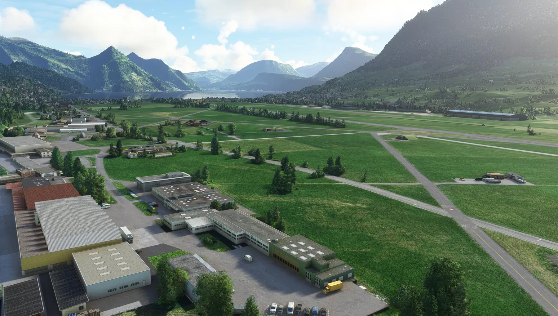 Аэропорт LSZC ( Буокс, Швейцария )