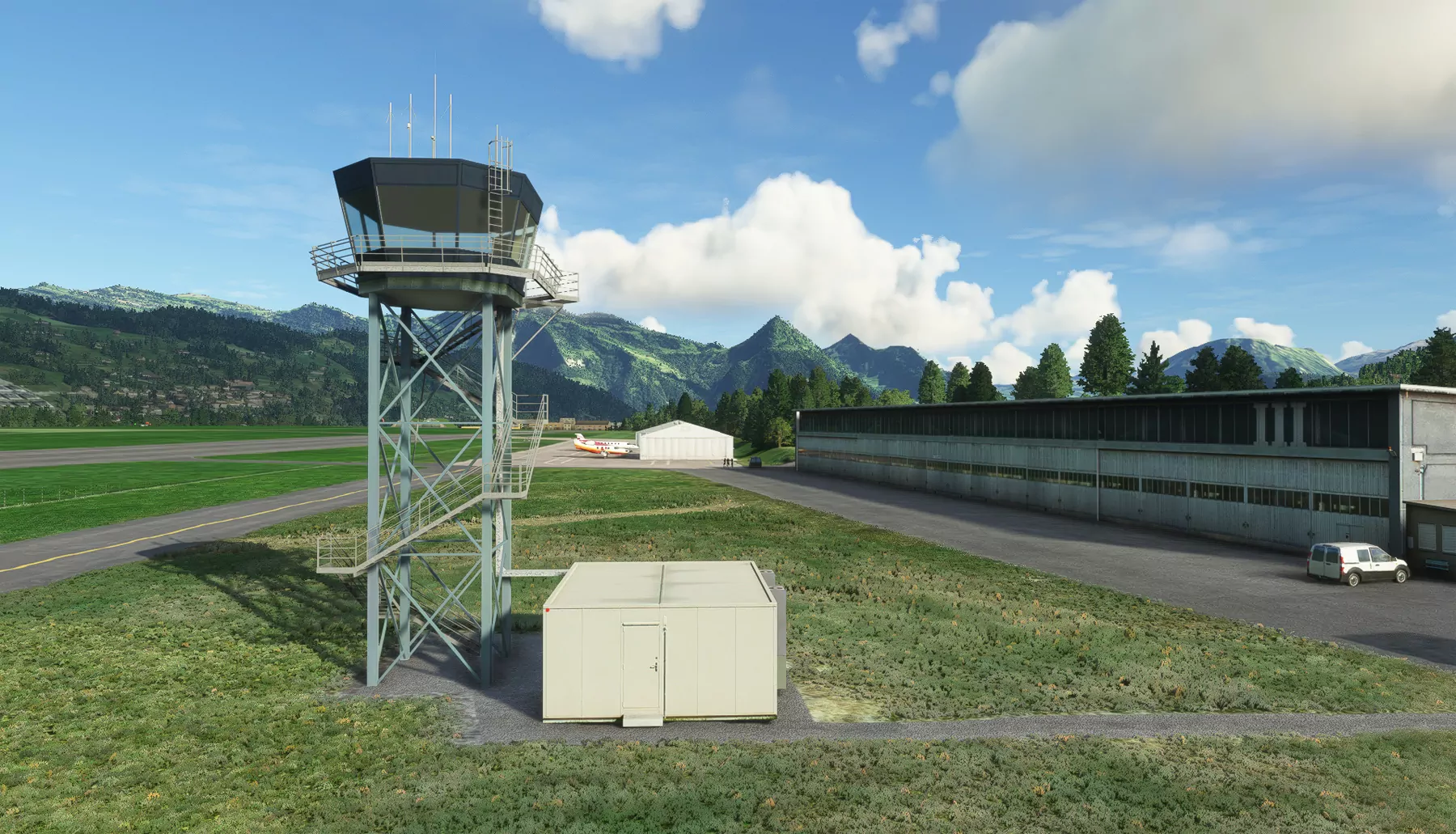 Аэропорт LSZC ( Буокс, Швейцария )