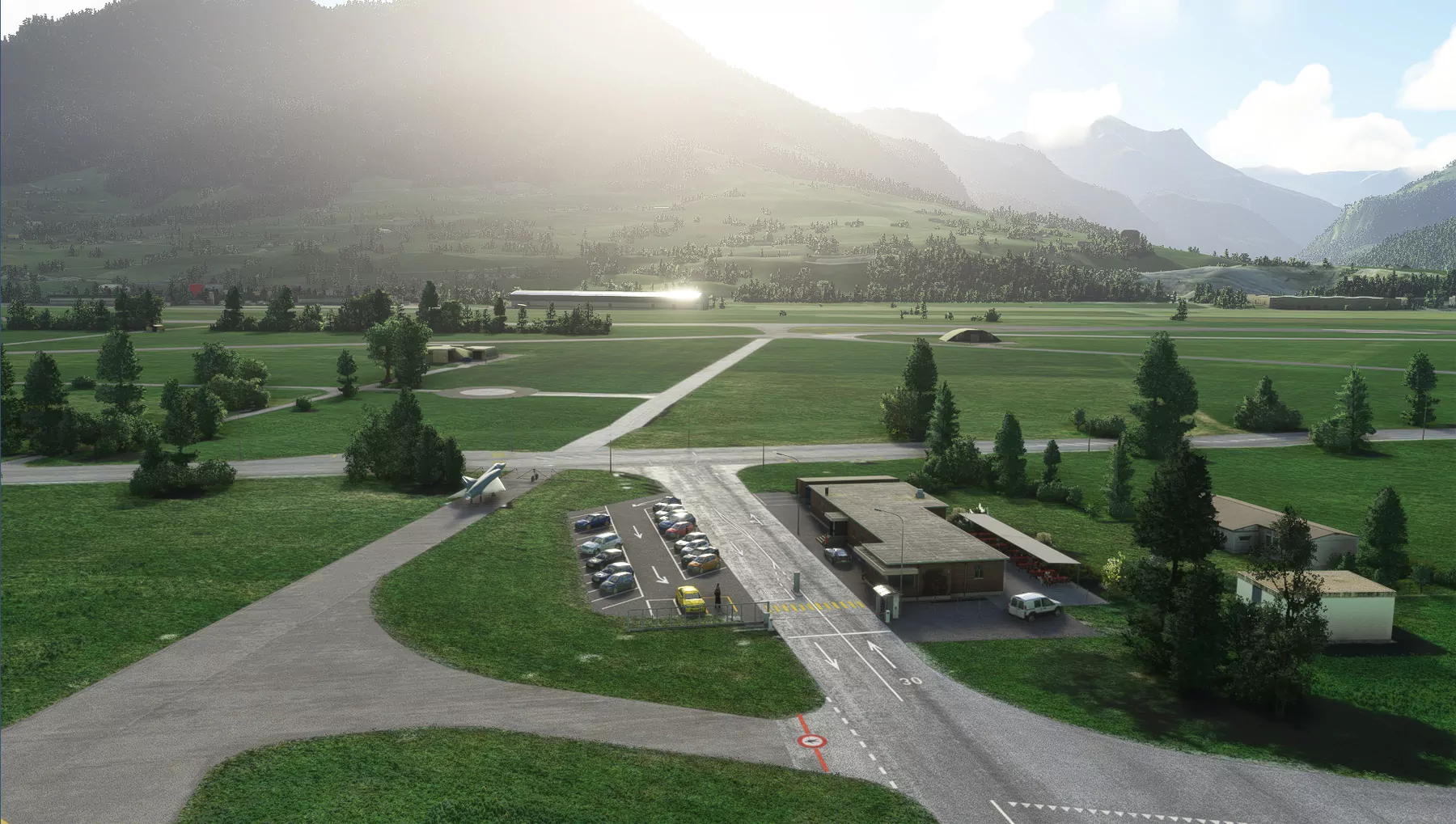 Аэропорт LSZC ( Буокс, Швейцария )