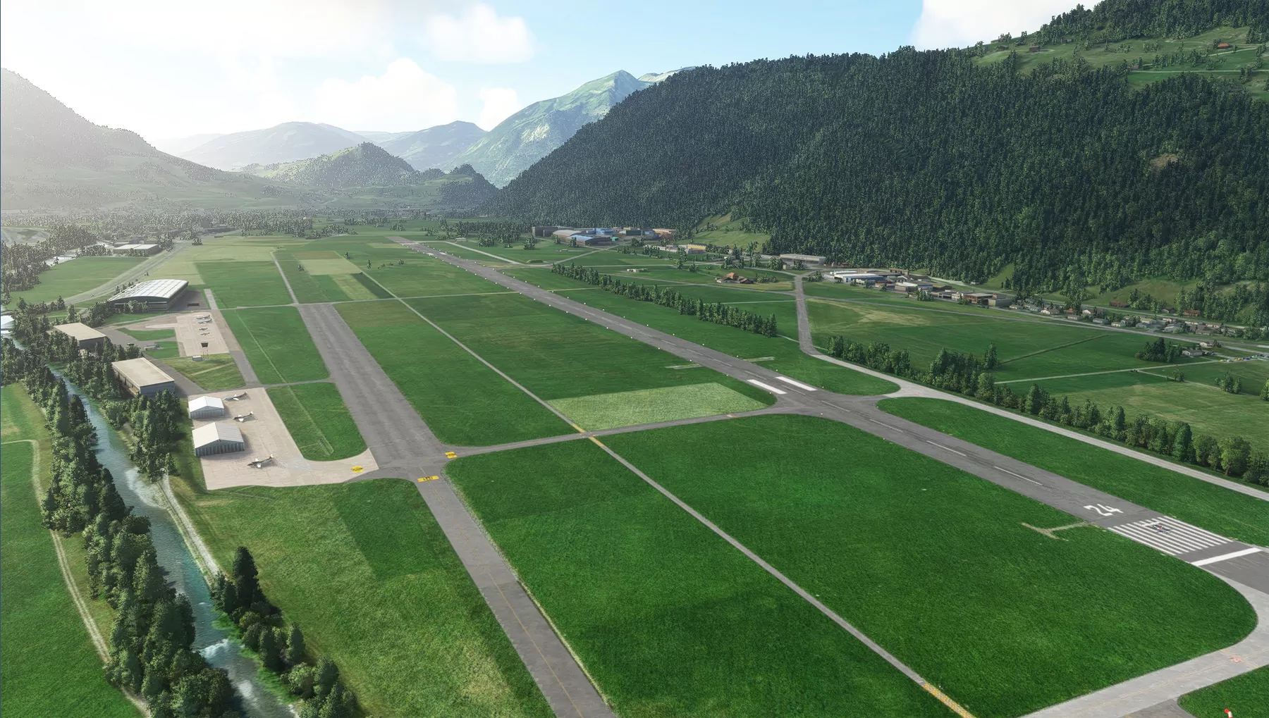 Аэропорт LSZC ( Буокс, Швейцария )