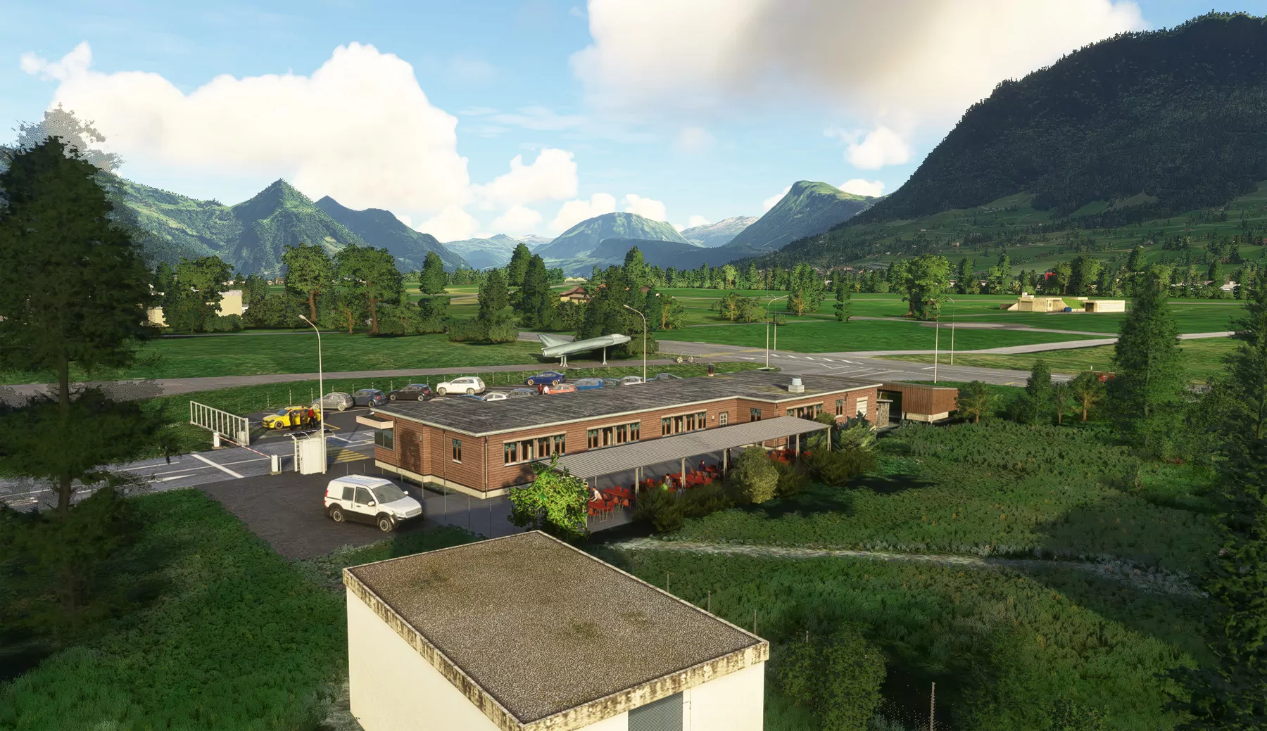 Аэропорт LSZC ( Буокс, Швейцария )