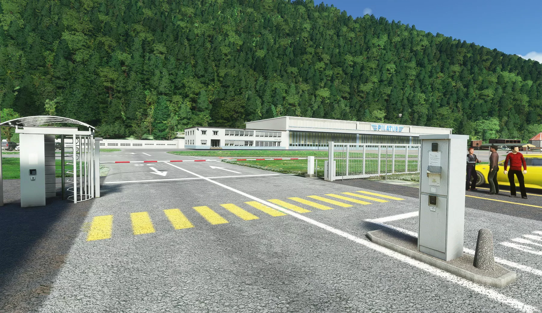 Аэропорт LSZC ( Буокс, Швейцария )