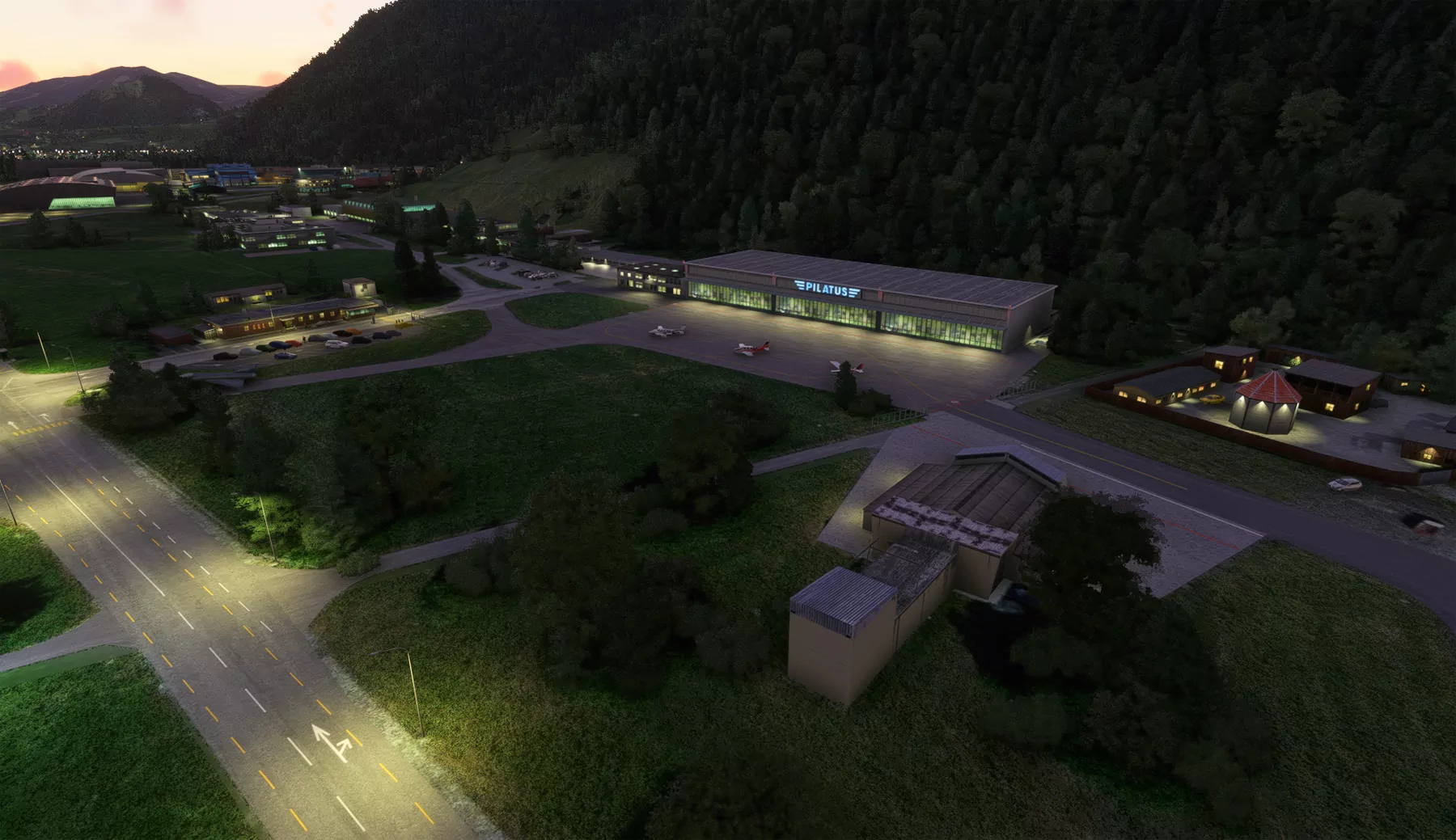 Аэропорт LSZC ( Буокс, Швейцария )