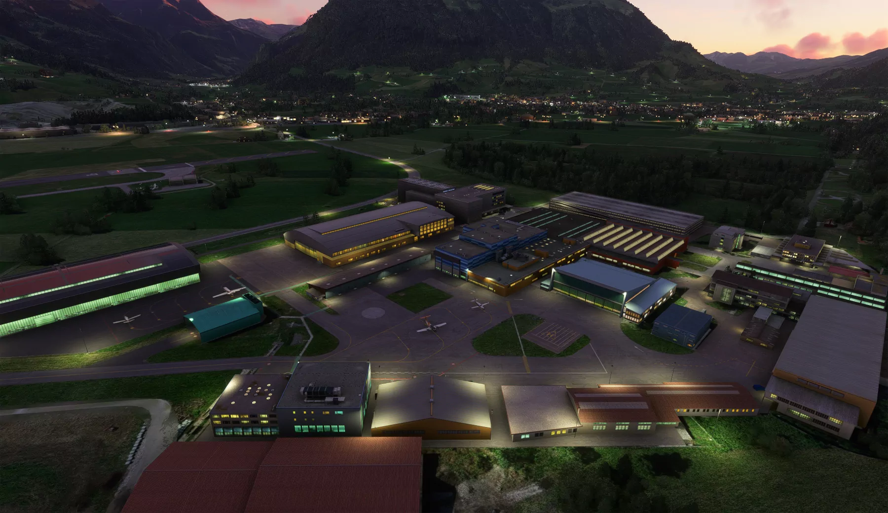 Аэропорт LSZC ( Буокс, Швейцария )