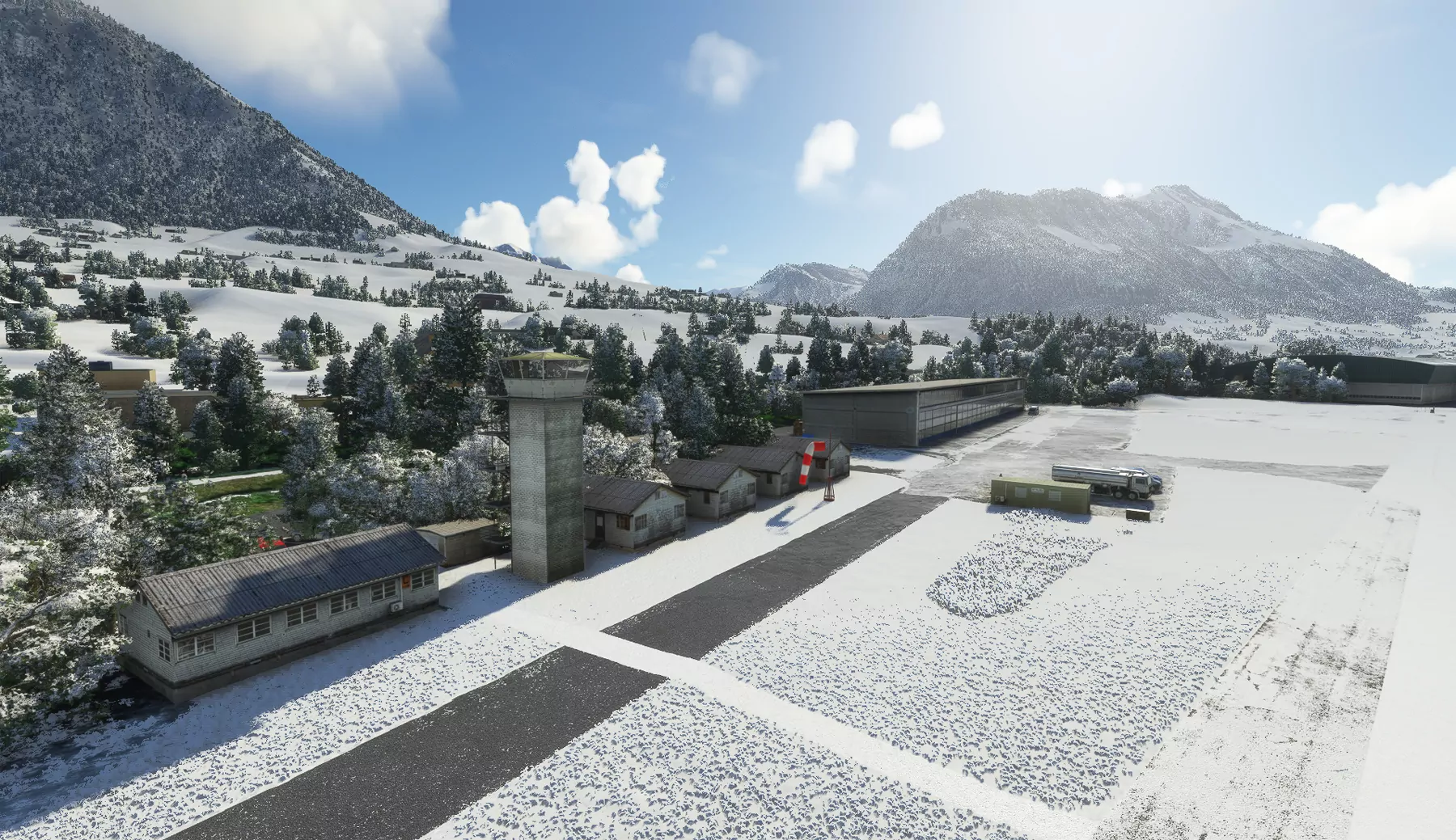 Аэропорт LSZC ( Буокс, Швейцария )